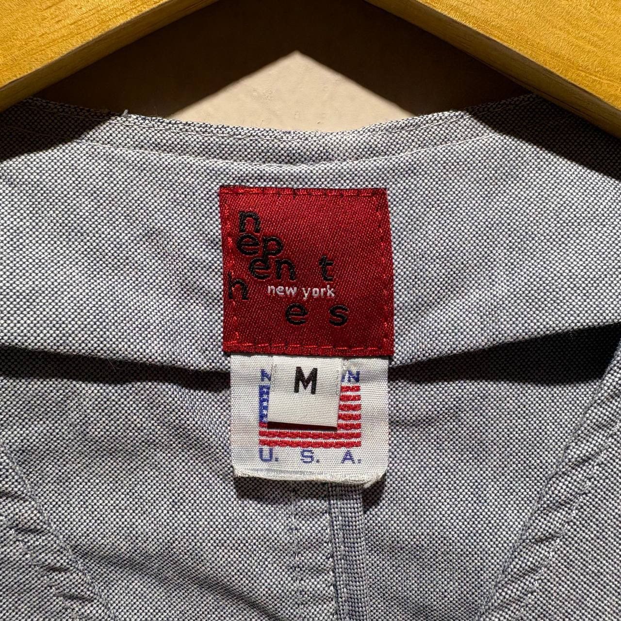 Nepenthes Nepenthes Needles Multi Pocket Blue Cotton Vest Size US M / EU 48-50 / 2 - 9 Thumbnail