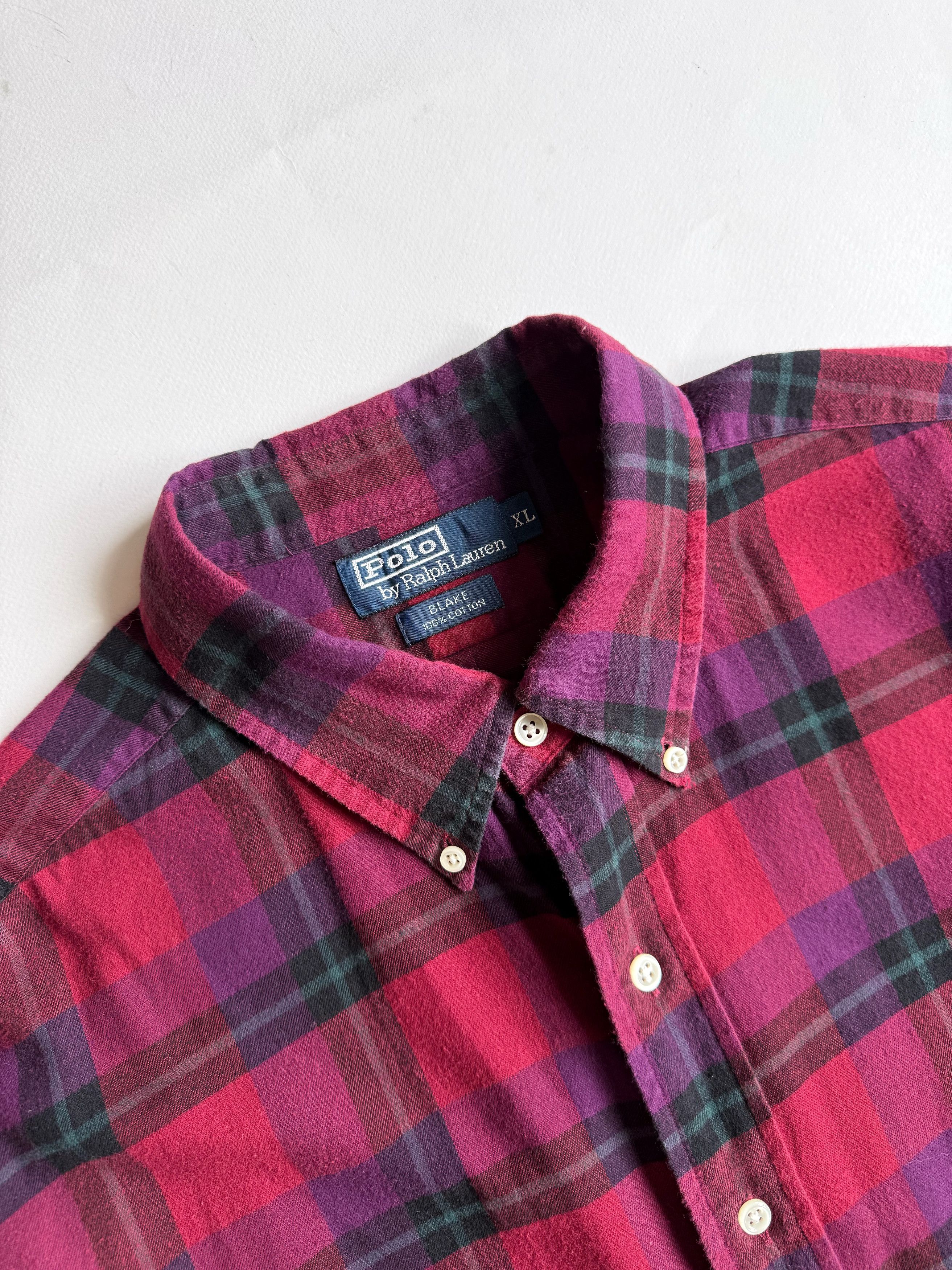 Polo Ralph Lauren Men's Vintage Polo Ralph Lauren Check Shirt (XL) Size US XL / EU 56 / 4 - 3 Thumbnail
