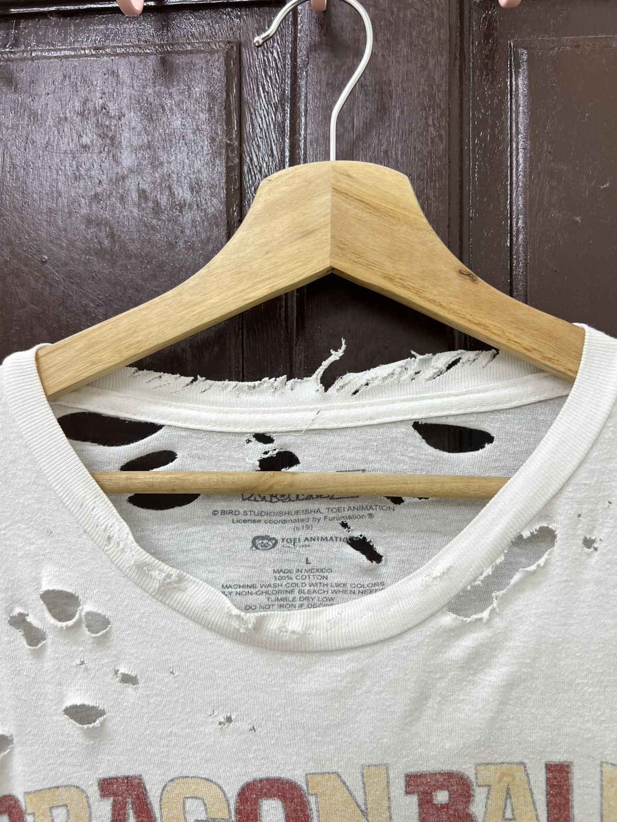 Anime VINTAGE Thrashed Faded Dragon Ball Z Distressed Tee Size US L / EU 52-54 / 3 - 6 Thumbnail