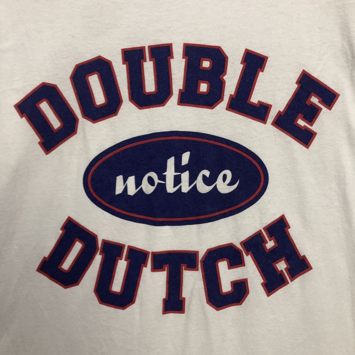 Vintage Vintage Notice Double Dutch T-Shirt Size US M / EU 48-50 / 2 - 2 Thumbnail