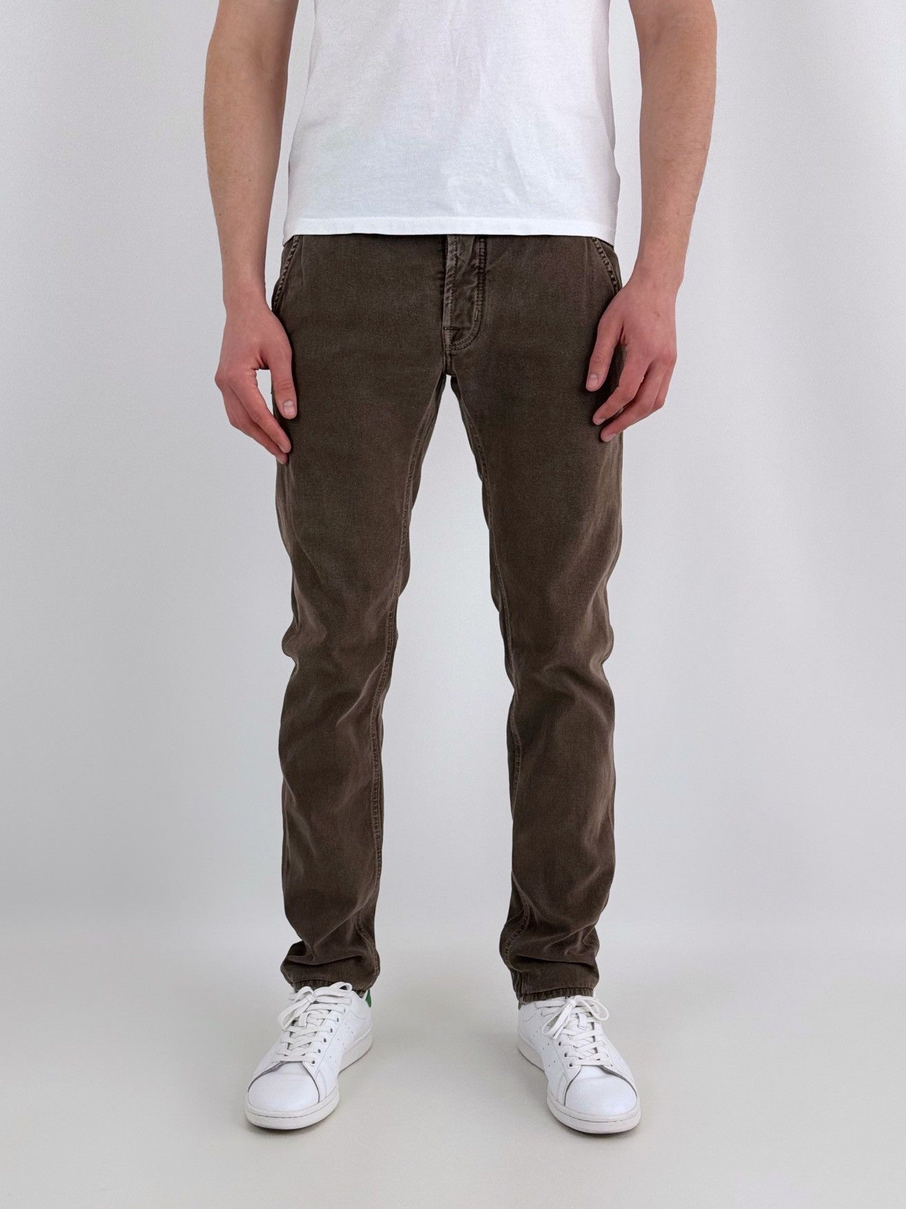 Jacob Cohen Jacob Cohen Style 613 Brown Casual Pants Size US 33 - 1 Thumbnail