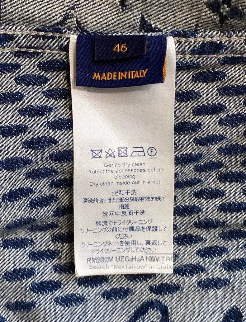 Louis Vuitton Louis Vuitton Navy blue logo presbyopic full print patchwo Size US S / EU 44-46 / 1 - 5 Thumbnail
