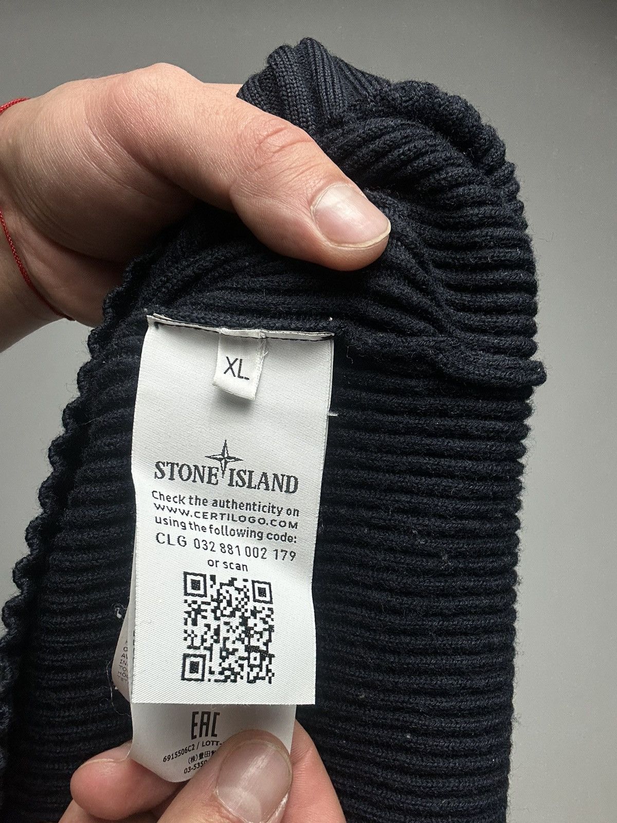 Stone Island Stone Island AW2018 Wool Knitwear Casual Sweater Streetwear Size US XL / EU 56 / 4 - 11 Thumbnail