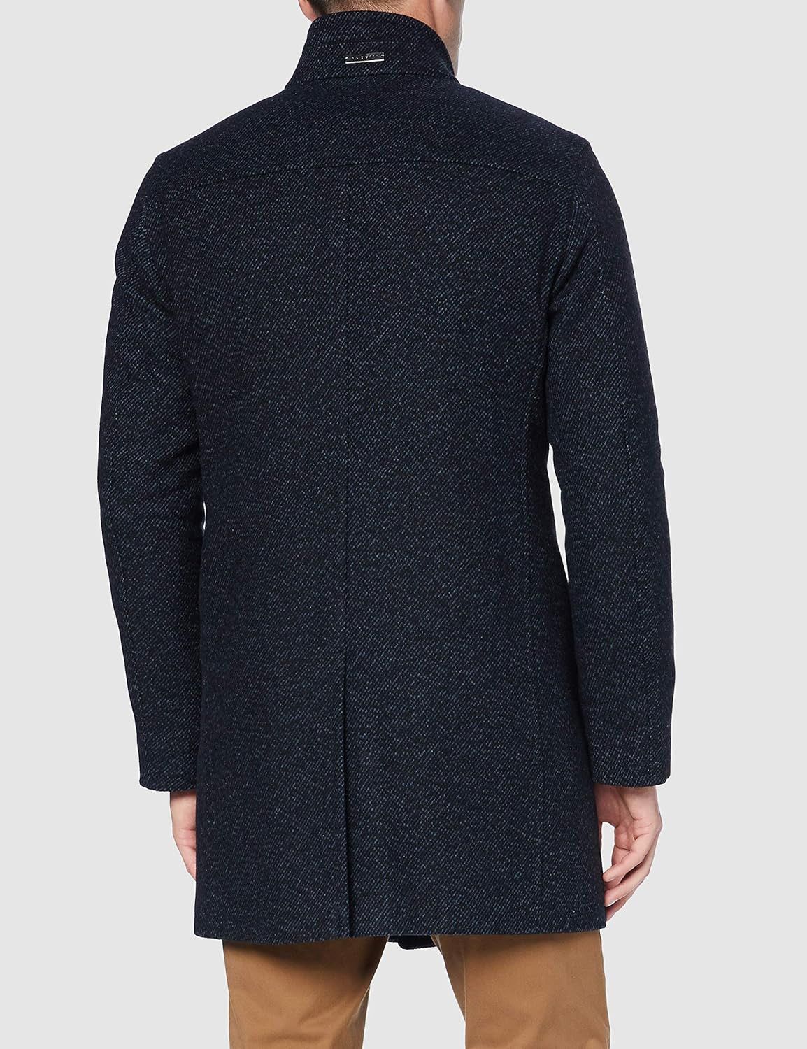 Bugatti Bugatti Men’s Wool Blend Overcoat - Bellandi Ecowool Size M Size US M / EU 48-50 / 2 - 3 Thumbnail
