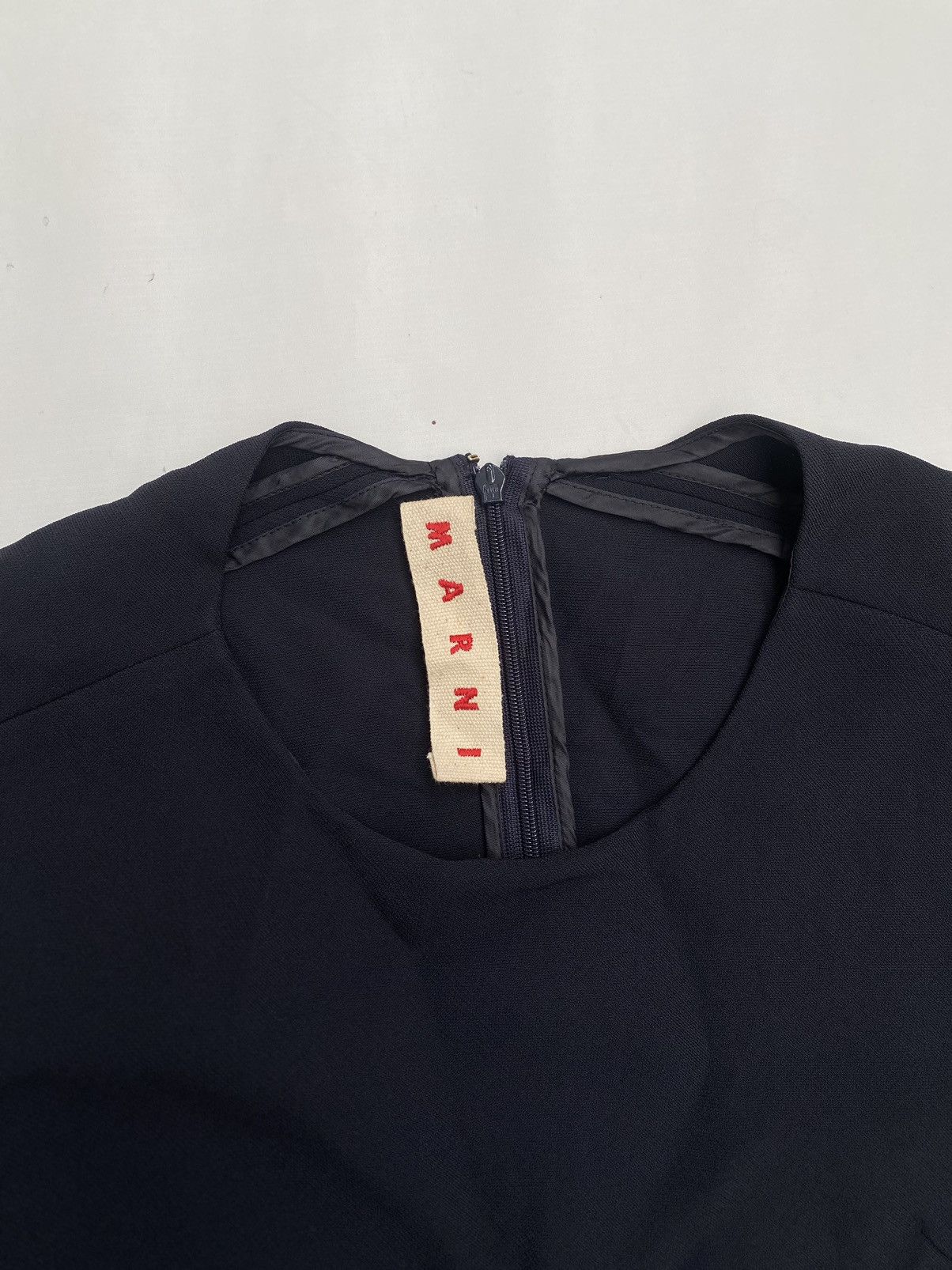 Marni Vintage Marni Black Structural Blouse Size S / US 4 / IT 40 - 3 Thumbnail