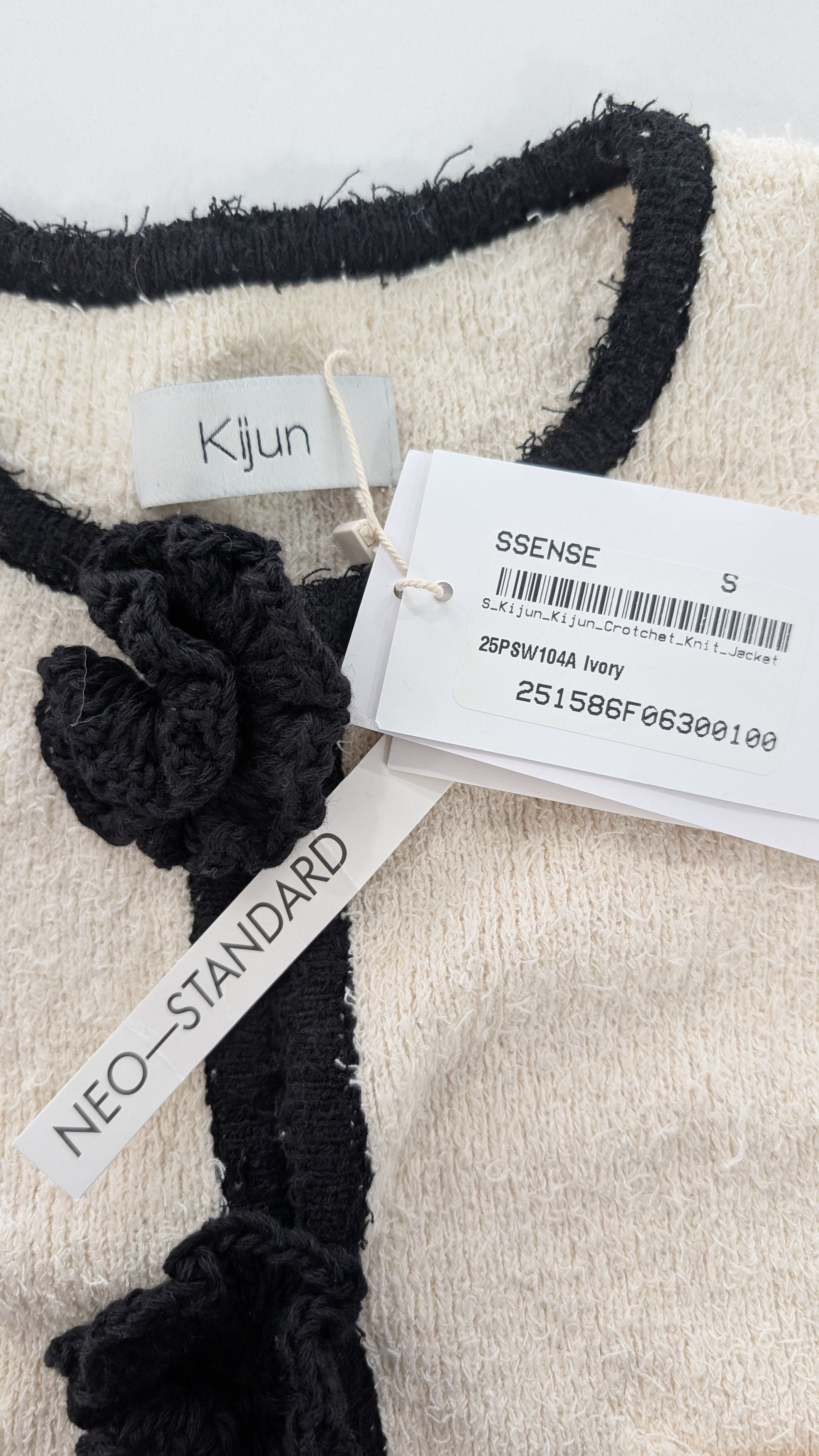 Other Kijun Cropped Crochet Knit Jacket Size S Size S / US 4 / IT 40 - 5 Thumbnail