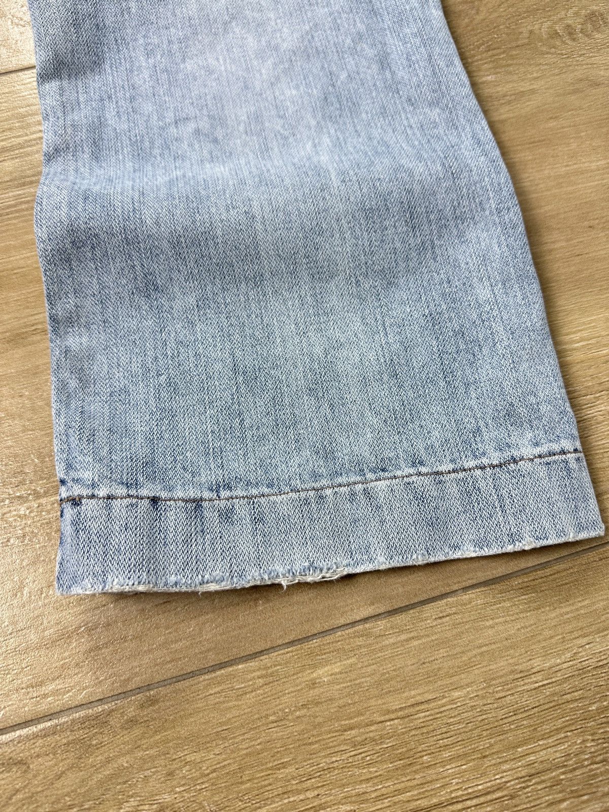 Dolce & Gabbana × Vintage Vintage Dolce&Gabbana Low Waist Distressed Blue Denim Jeans Size US 34 / EU 50 - 21 Thumbnail