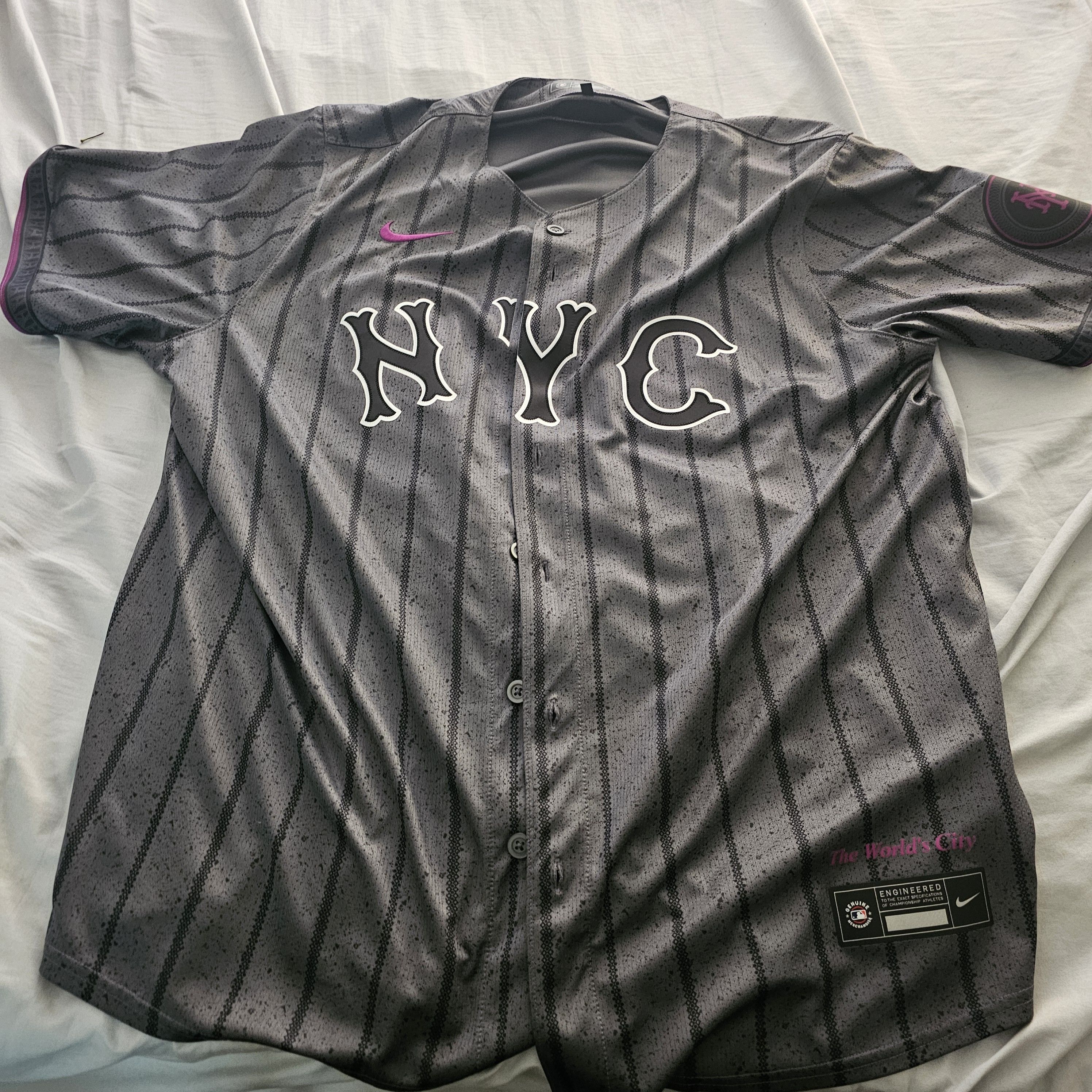 Nike Mets City Connect (No Name or Number) Size US XXL / EU 58 / 5 - 1 Preview