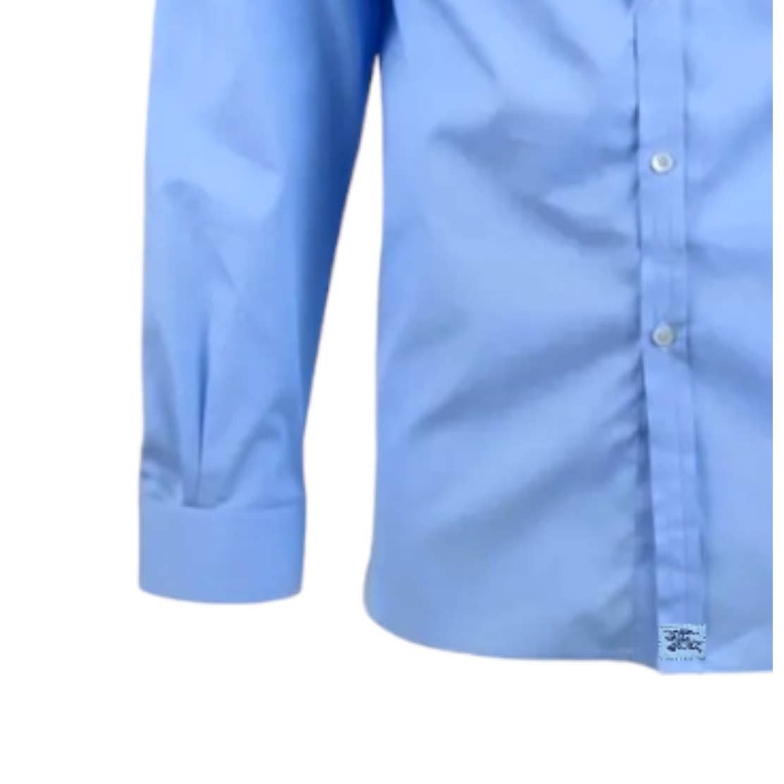 Burberry Burberry Button-Down Dress Blue Shirt | Size L Size US L / EU 52-54 / 3 - 5 Thumbnail