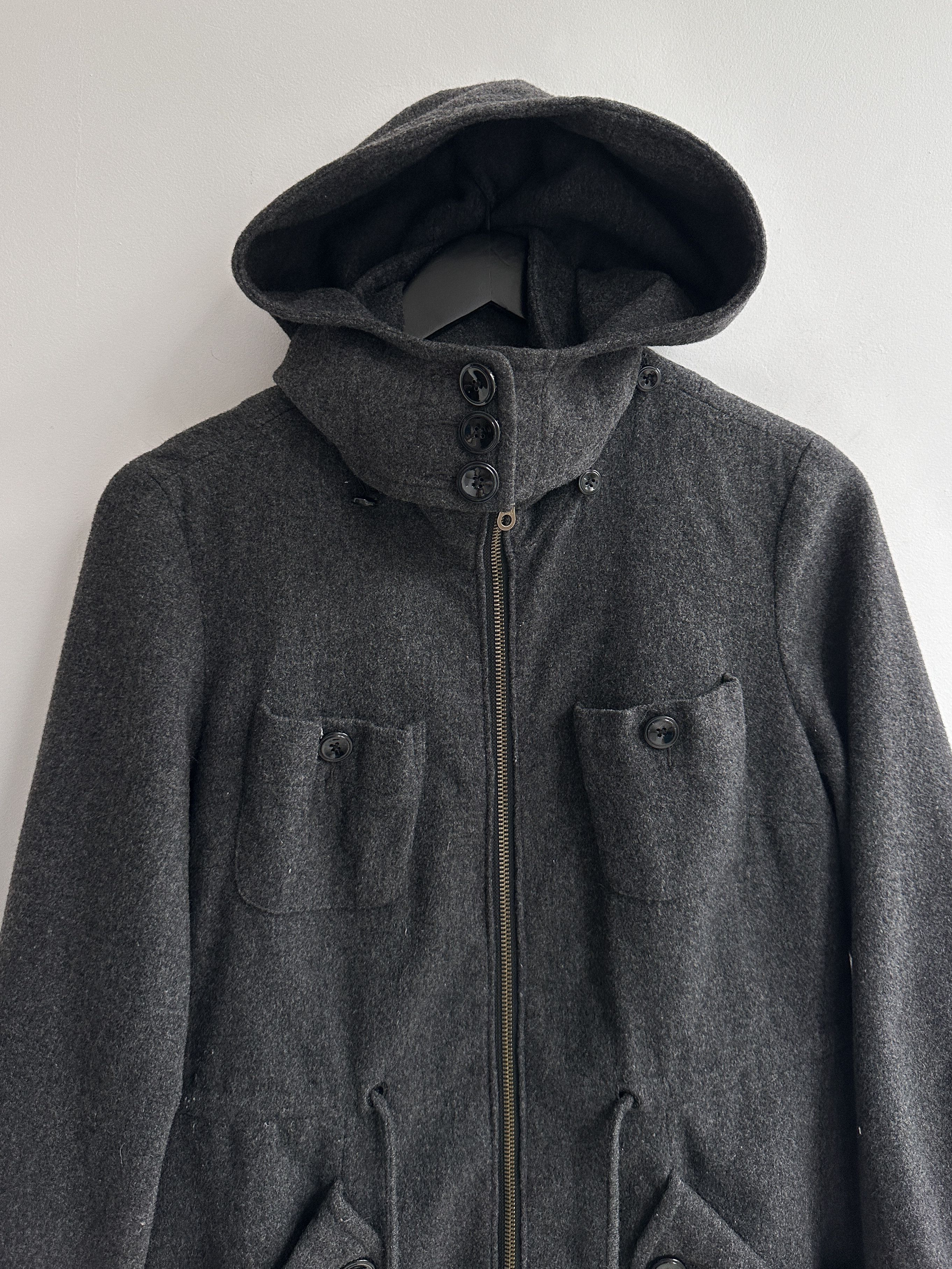 Armani Exchange Armani Exchange Wool Coat Jacket Size S / US 4 / IT 40 - 7 Thumbnail