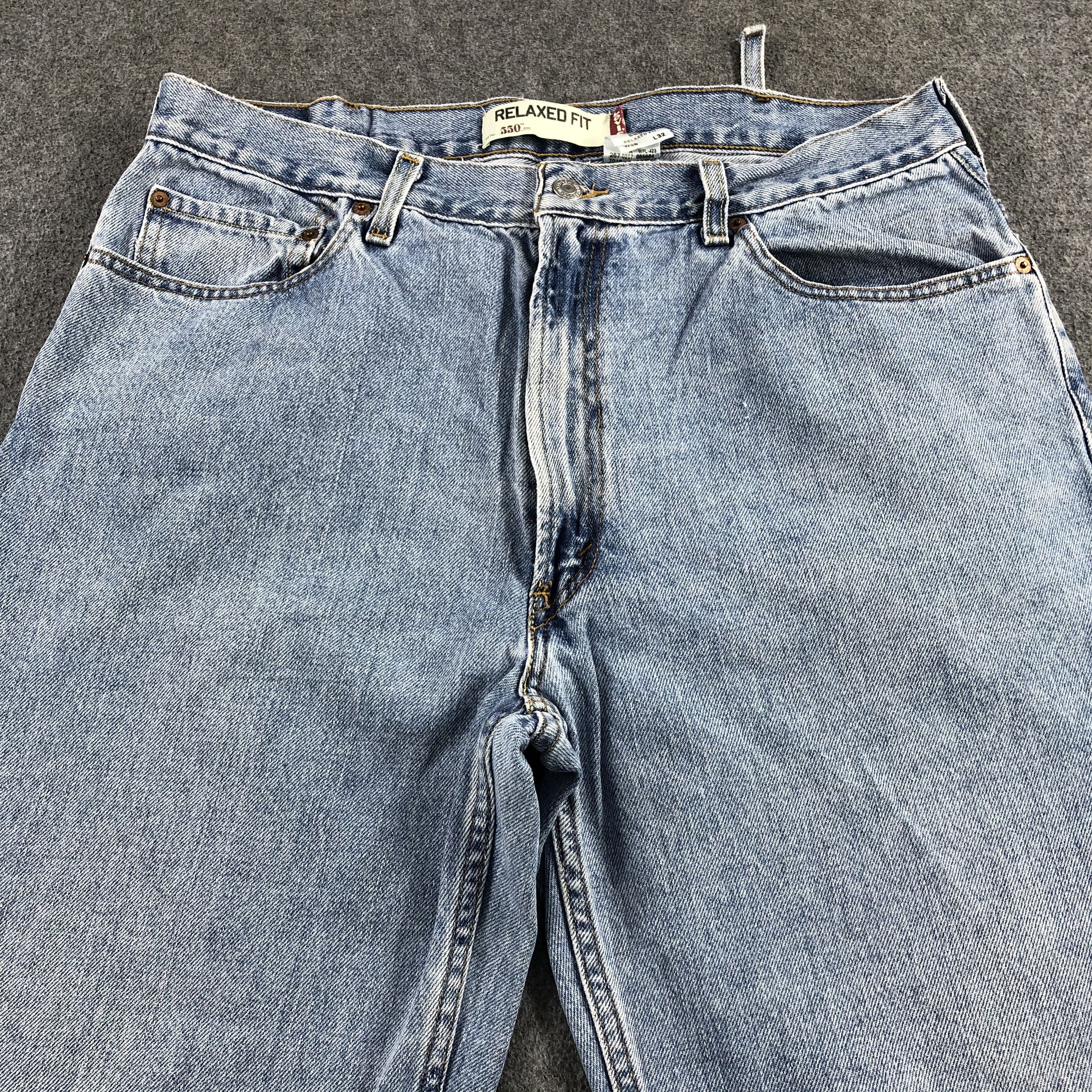 Levi's Vintage Light Wash Levis 550 Jeans-J2217 Size US 37 - 3 Thumbnail