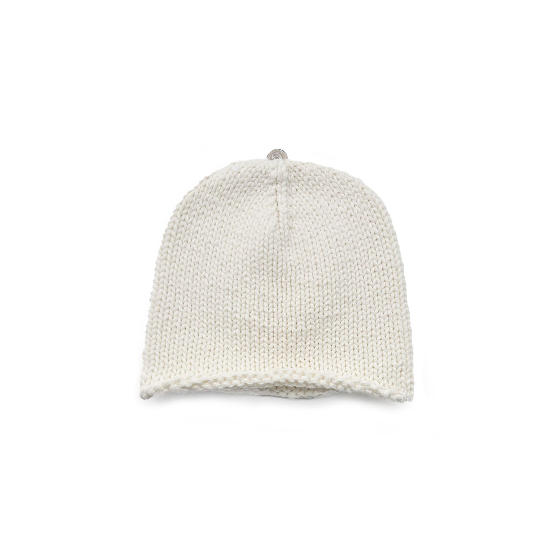 Chrome Hearts Chrome Hearts Cashmere Beaded Cross White Beanie Size ONE SIZE - 2 Thumbnail