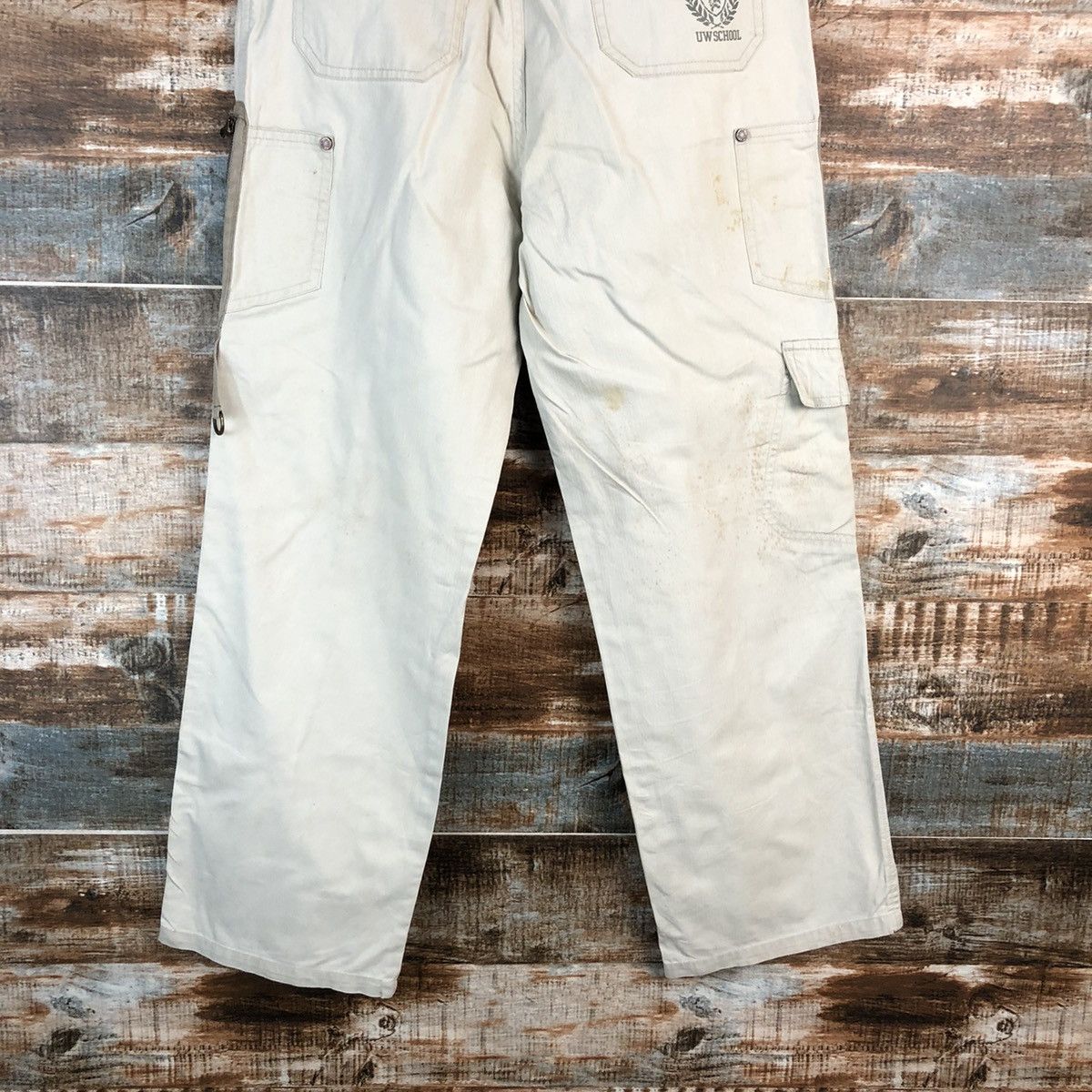 Japanese Brand × Vintage Underwood School White Casual Pants #A2383 Size 27" / US 4 / IT 40 - 17 Thumbnail