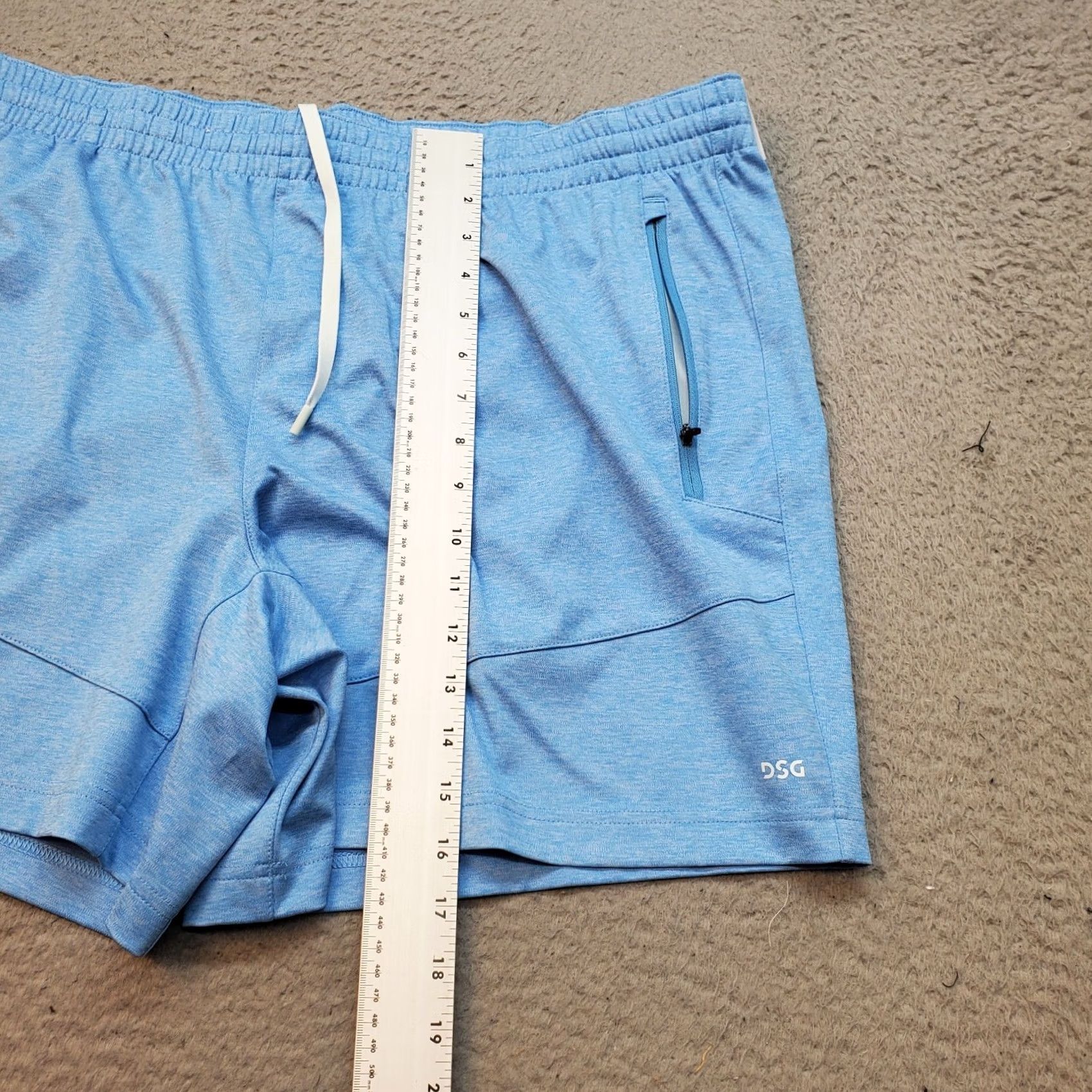 Vintage DSG Athletic Shorts Men XXL Blue Comfortable Stretch Drawstring Moisture Wicking Size US 39 - 4 Thumbnail