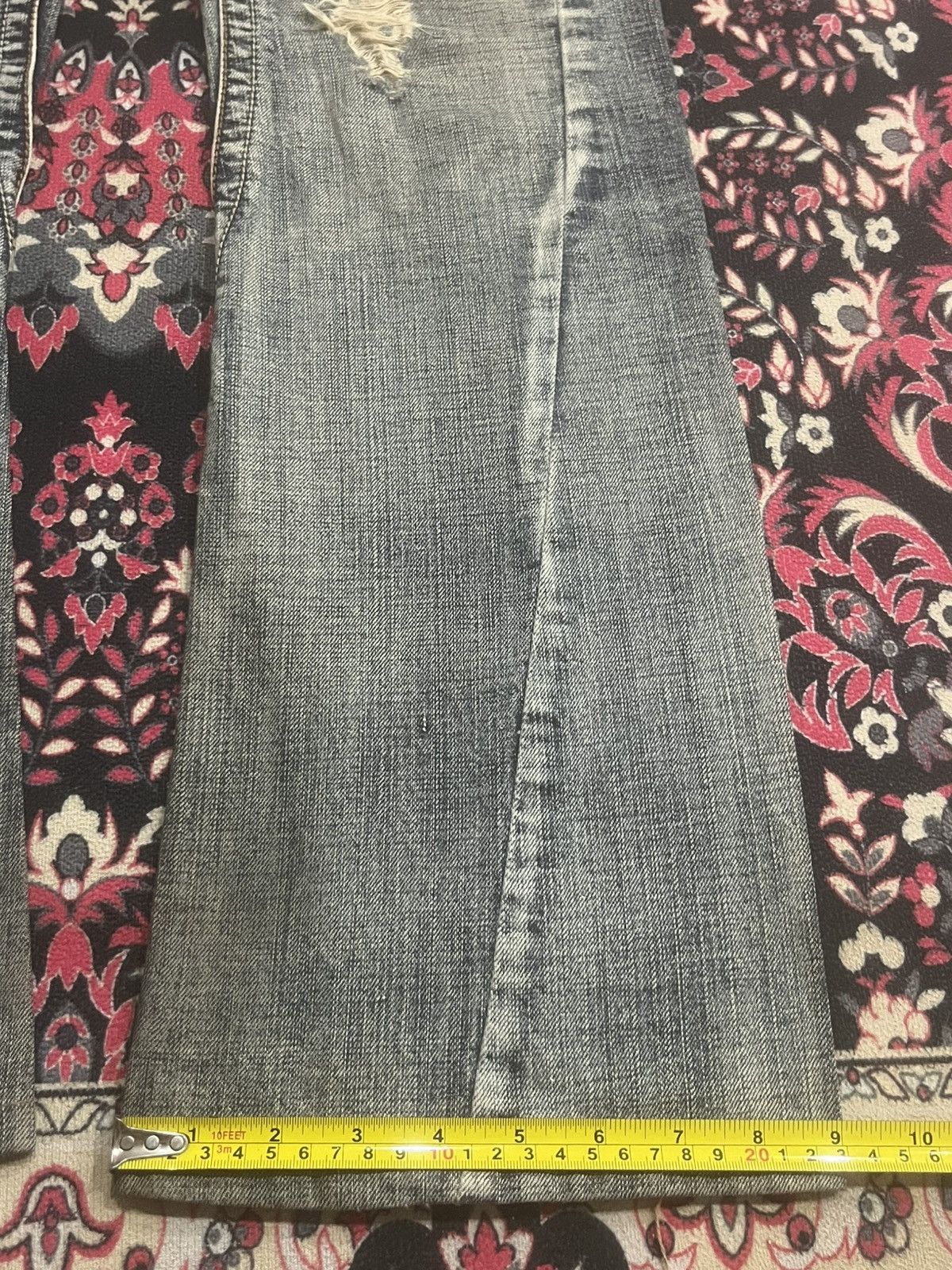 semanticdesign Semantic Design Phyton Detailed Mud Washed Spiral Flare Jean Size US 30 / EU 46 - 14 Thumbnail