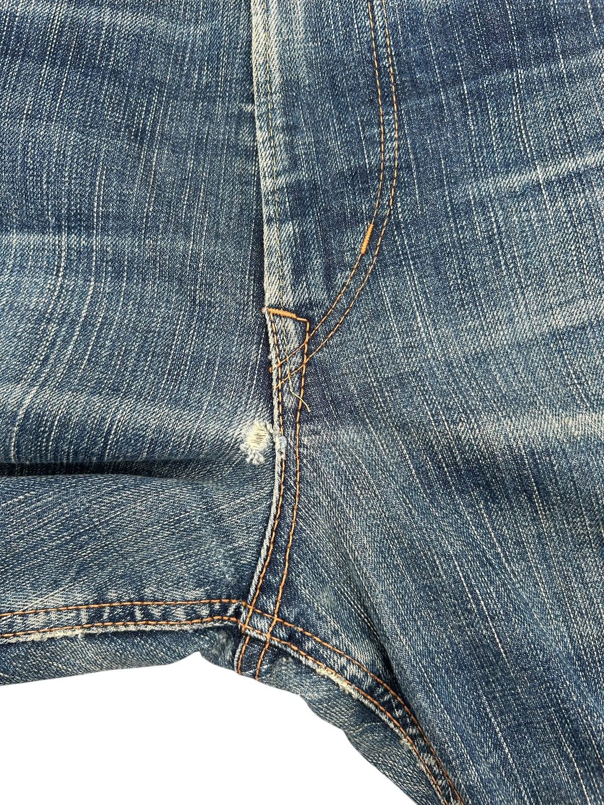 Kapital Vintage Edwin 505V Selvedge Thrashed Denim Jeans Size US 40 / EU 56 - 14 Thumbnail