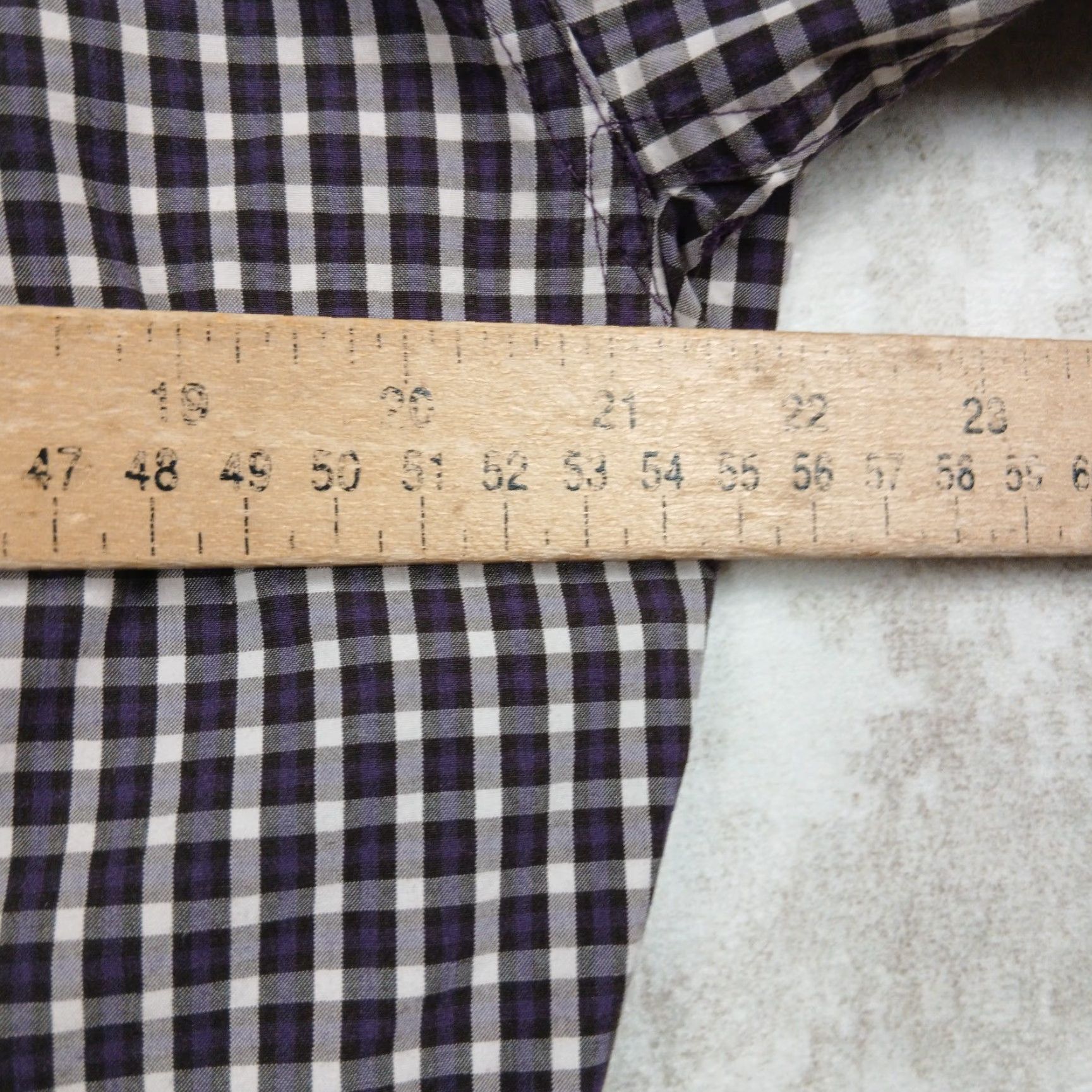 Ariat Ariat Pro Series Button-Up Shirt Mens M Purple Check Cowboy Western Shirt Size US M / EU 48-50 / 2 - 7 Thumbnail
