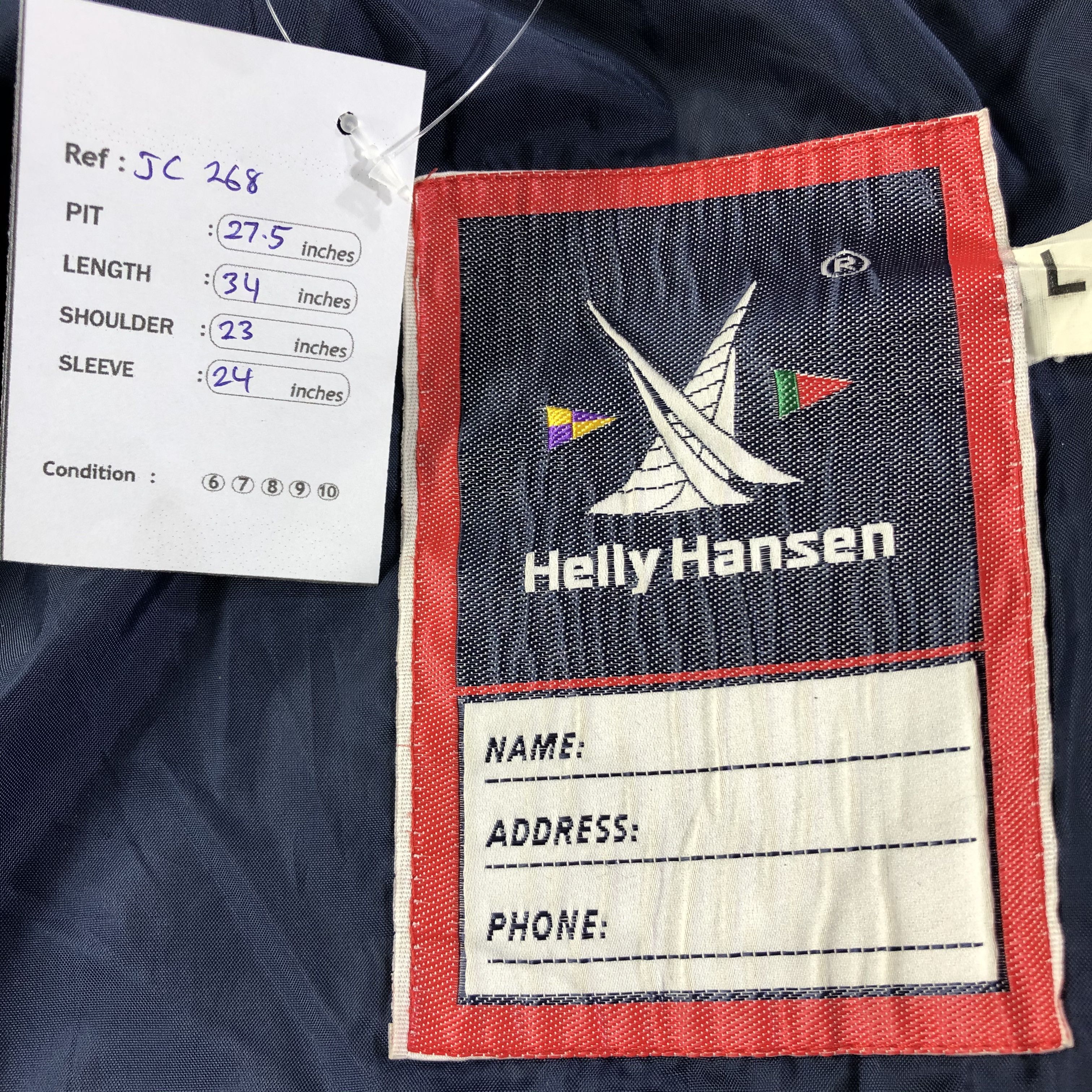 Helly Hansen Helly Hansen Full Zipper Windbreaker Jacket JC268 Size US L / EU 52-54 / 3 - 13 Thumbnail
