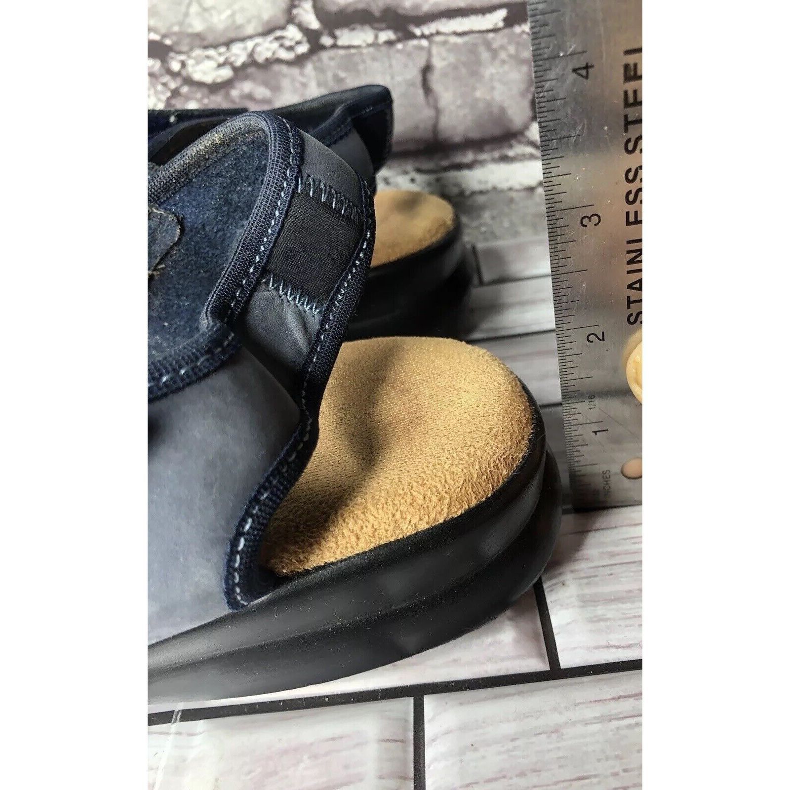 Other Flexus Spring Step Blue Leather Strap Casual Wedge Sandals W Size US 9.5 / IT 39.5 - 15 Thumbnail