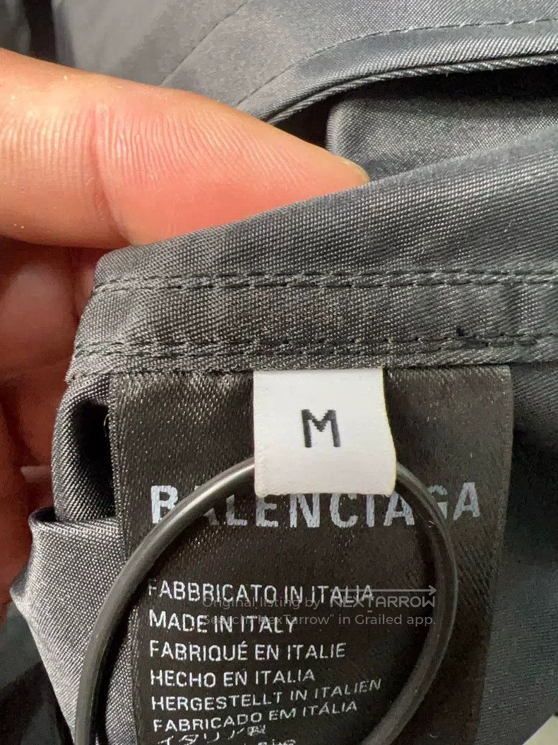 Balenciaga Balenciaga Logo letter print sun protection hooded jacket Size US M / EU 48-50 / 2 - 6 Thumbnail