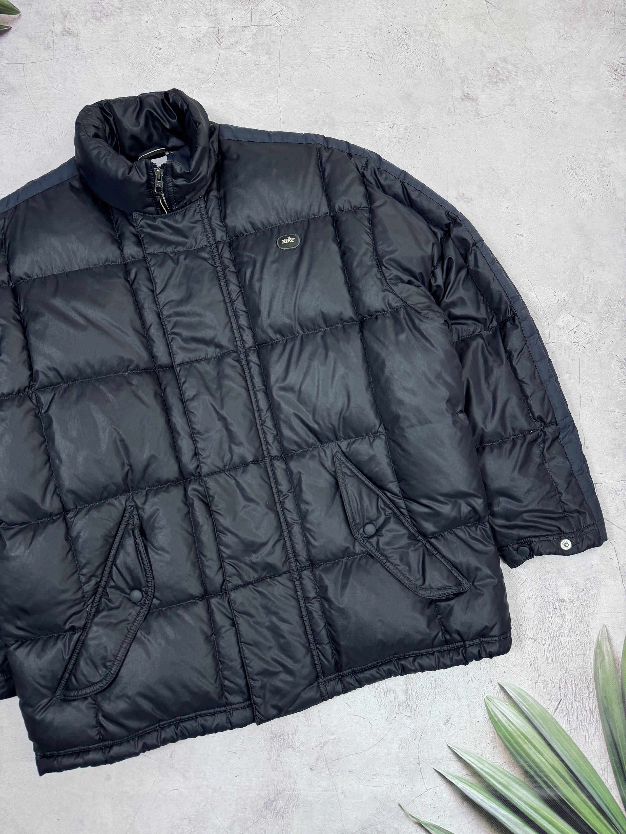 Nike × Vintage Y2K Nike Puffer Square Quilted Jacket One Bowerman Drive Size US L / EU 52-54 / 3 - 5 Thumbnail