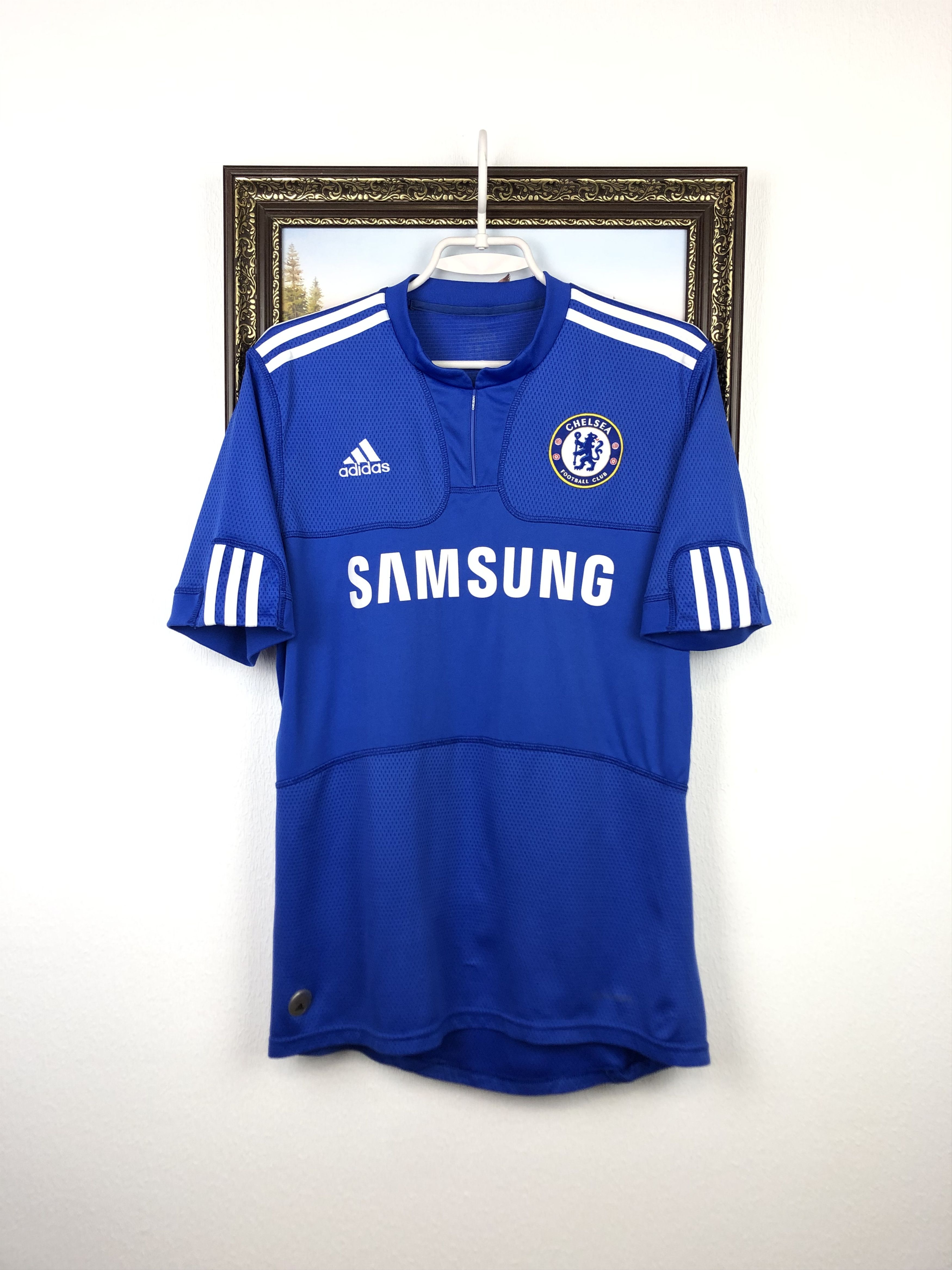 Adidas Chelsea Home football shirt 2009 Soccer Adidas Jersey Trikot Size US S / EU 44-46 / 1 - 1 Thumbnail
