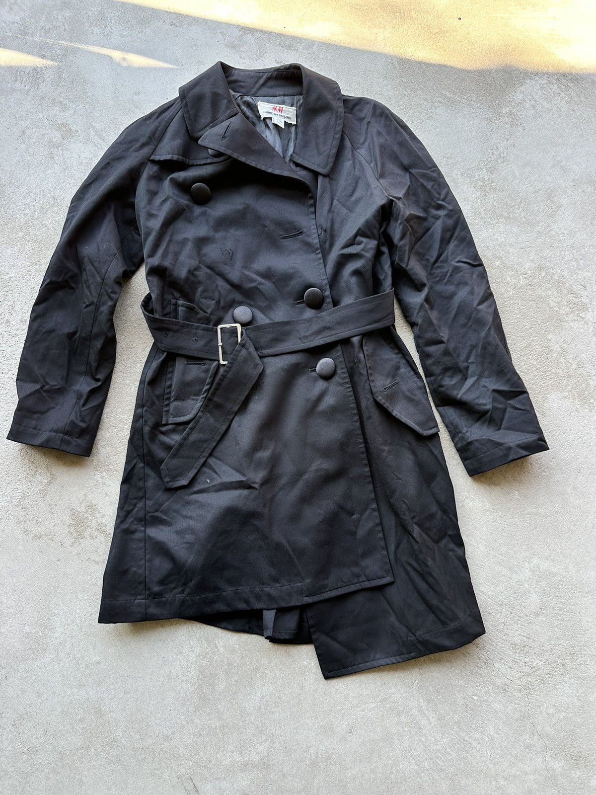 Supreme comme des garcons wool overcoat deals