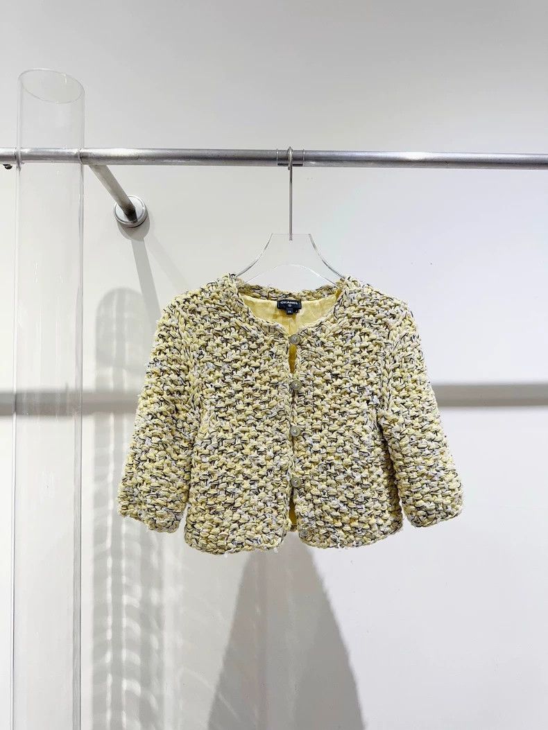 Chanel Chanel 22p chick yellow jacket 2503-Nextarrow Size XXS / US 00 / IT 34 - 1 Thumbnail