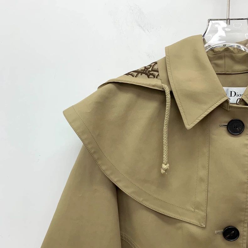Dior Dior 22 brown bee embroidered cotton hooded long-sleeved s Size XXS / US 00 / IT 34 - 3 Thumbnail