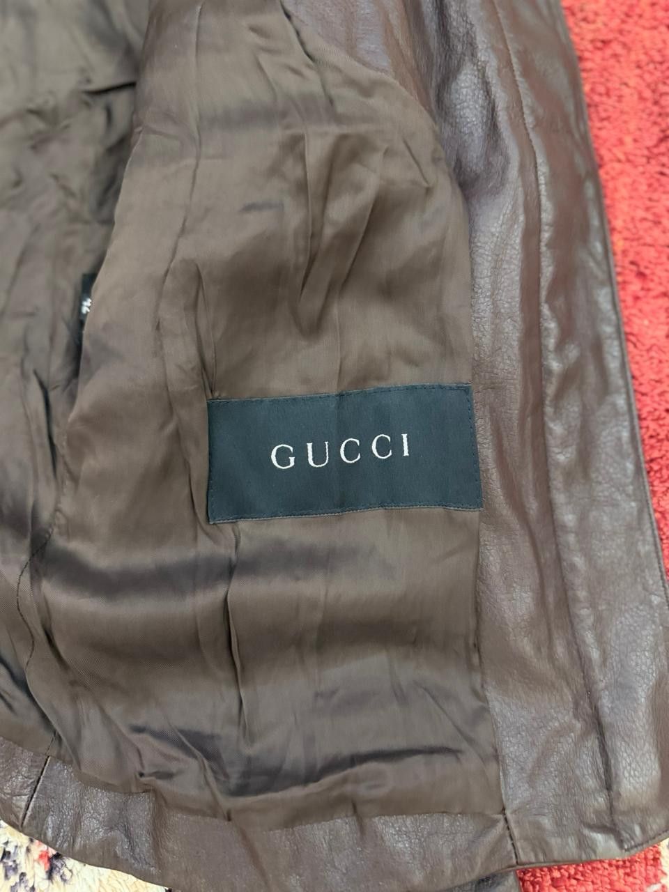 Gucci Gucci Vintage Women’s Leather Jacket Tom Ford Era Y2k 42IT Size M / US 6-8 / IT 42-44 - 6 Thumbnail