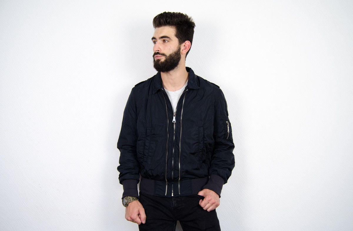 Neil Barrett Neil Barrett Nylon MA-1 Military Bomber Jacket Size US M / EU 48-50 / 2 - 3 Thumbnail