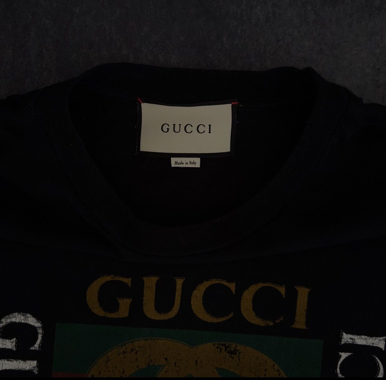 Gucci Gucci Fake Logo T-Shirt Size US M / EU 48-50 / 2 - 4 Thumbnail