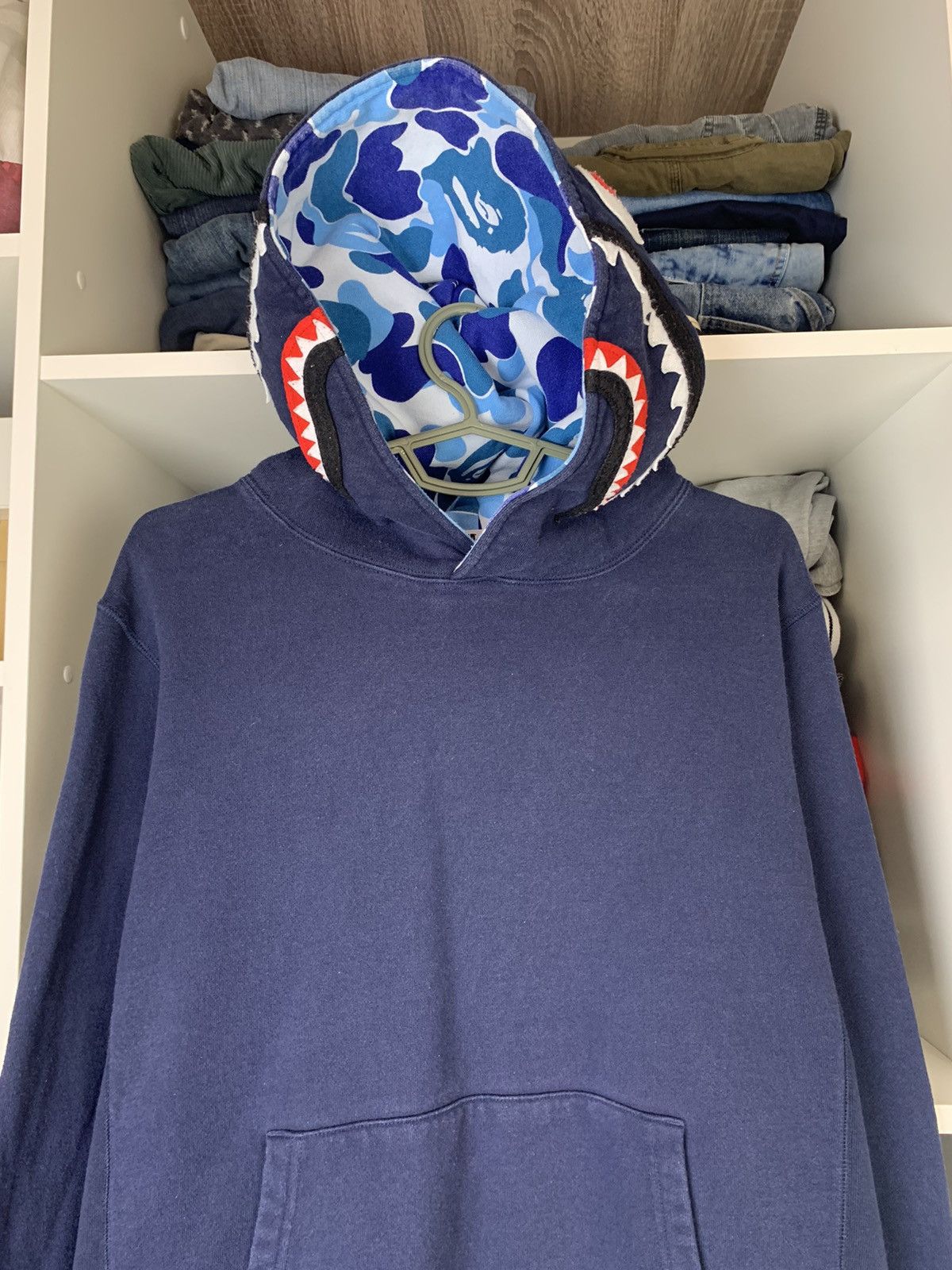 Bape A Bathing Ape Bape Shark Hoodie Made in Japan Size US M / EU 48-50 / 2 - 8 Thumbnail