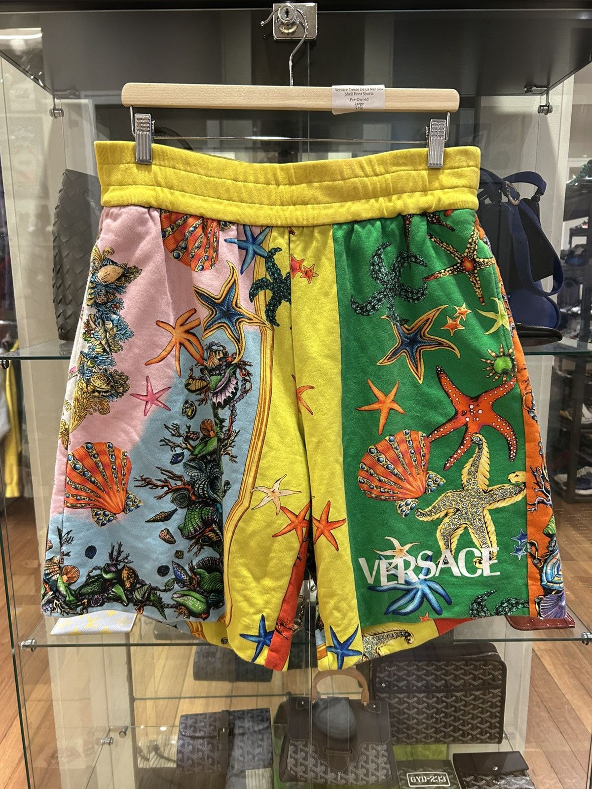 Versace Versace Tresor De La Mer Sea Shell Print Shorts Size US 34 / EU 50 - 1 Thumbnail