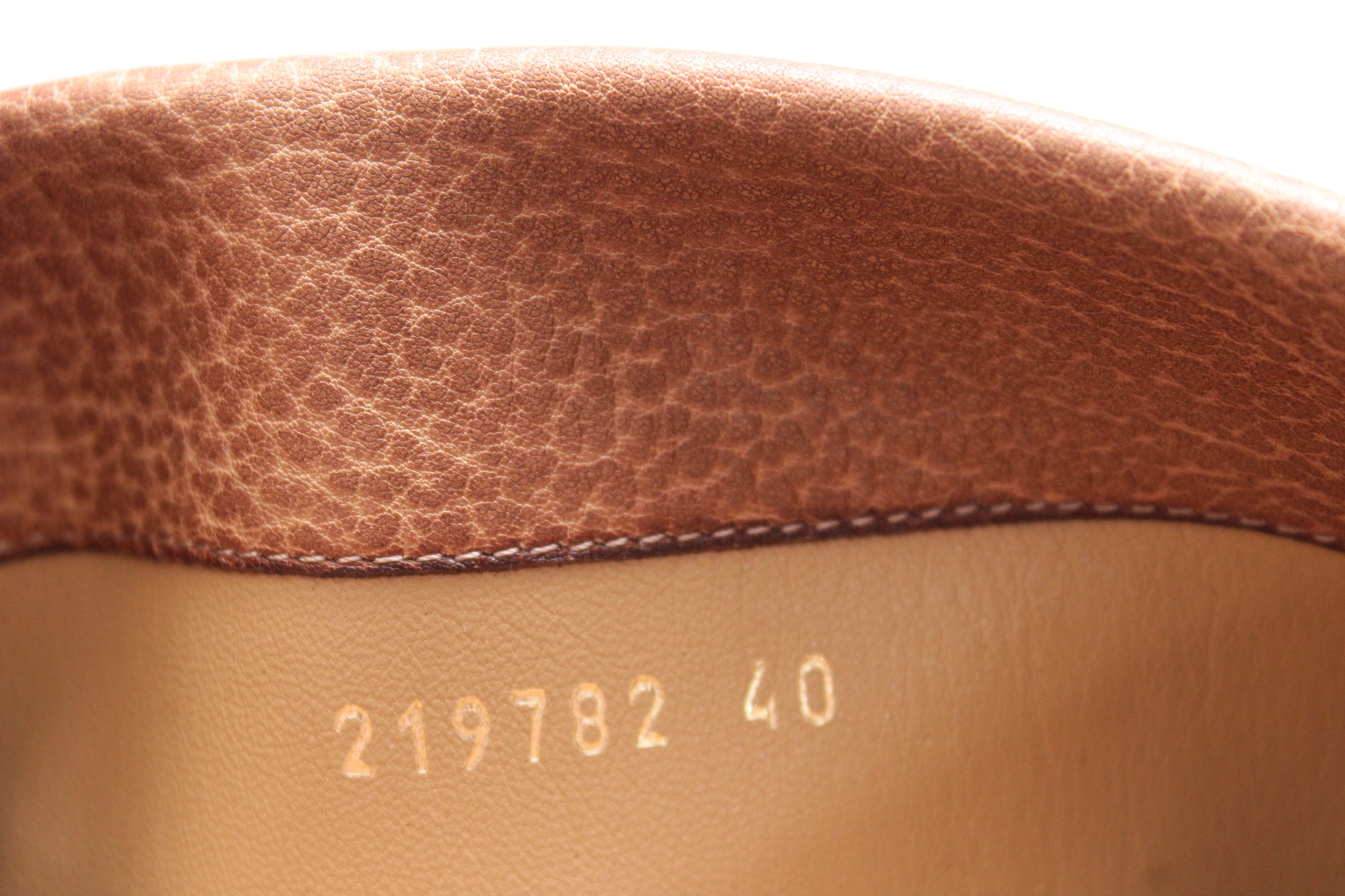 Gucci Gucci Marrakech Brown Leather Heel Boots Size 40 Authentic Size US 10 / IT 40 - 18 Thumbnail