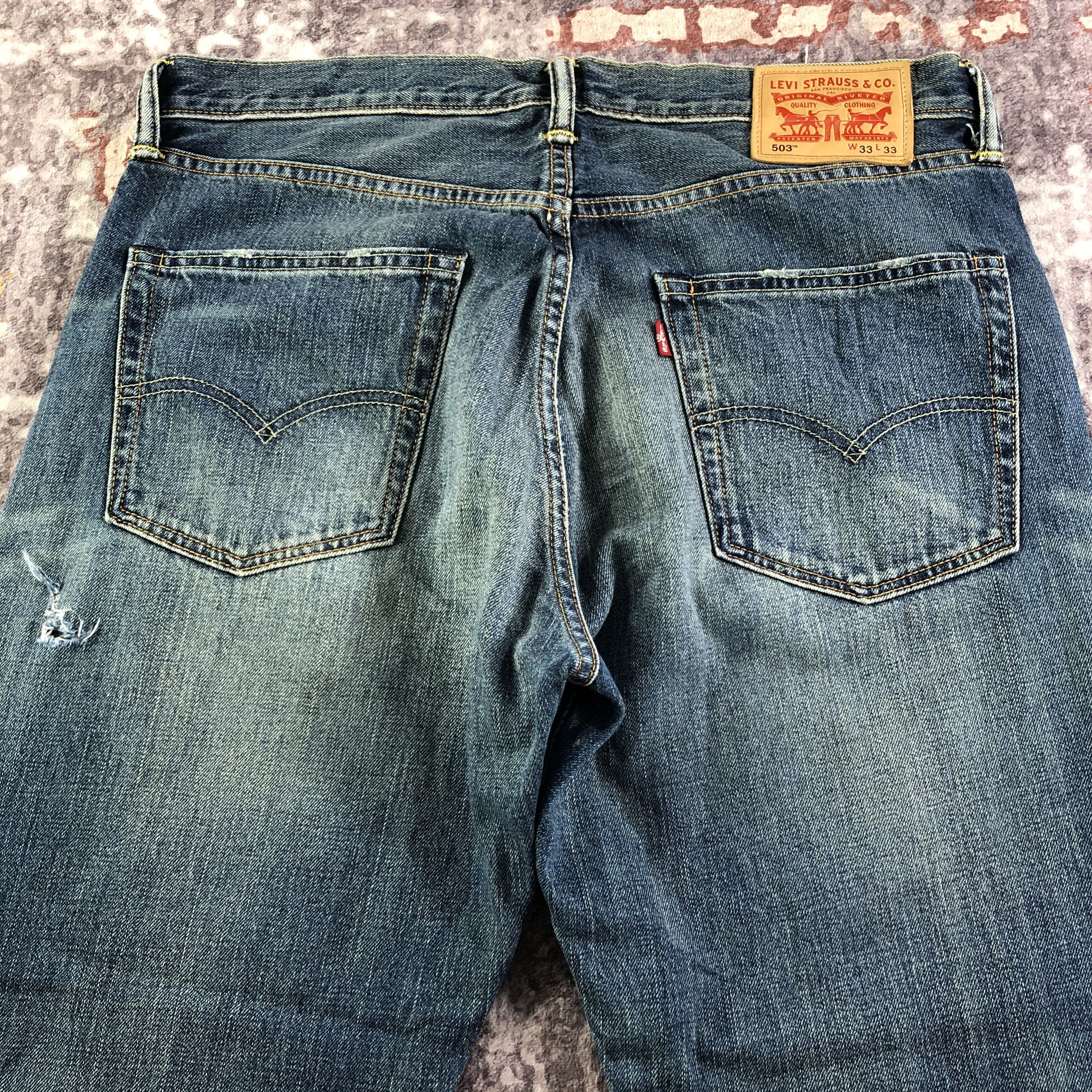Levi's × Vintage Vintage Blue Wash Levis 503 Jeans-JM3282 Size US 36 / EU 52 - 4 Thumbnail