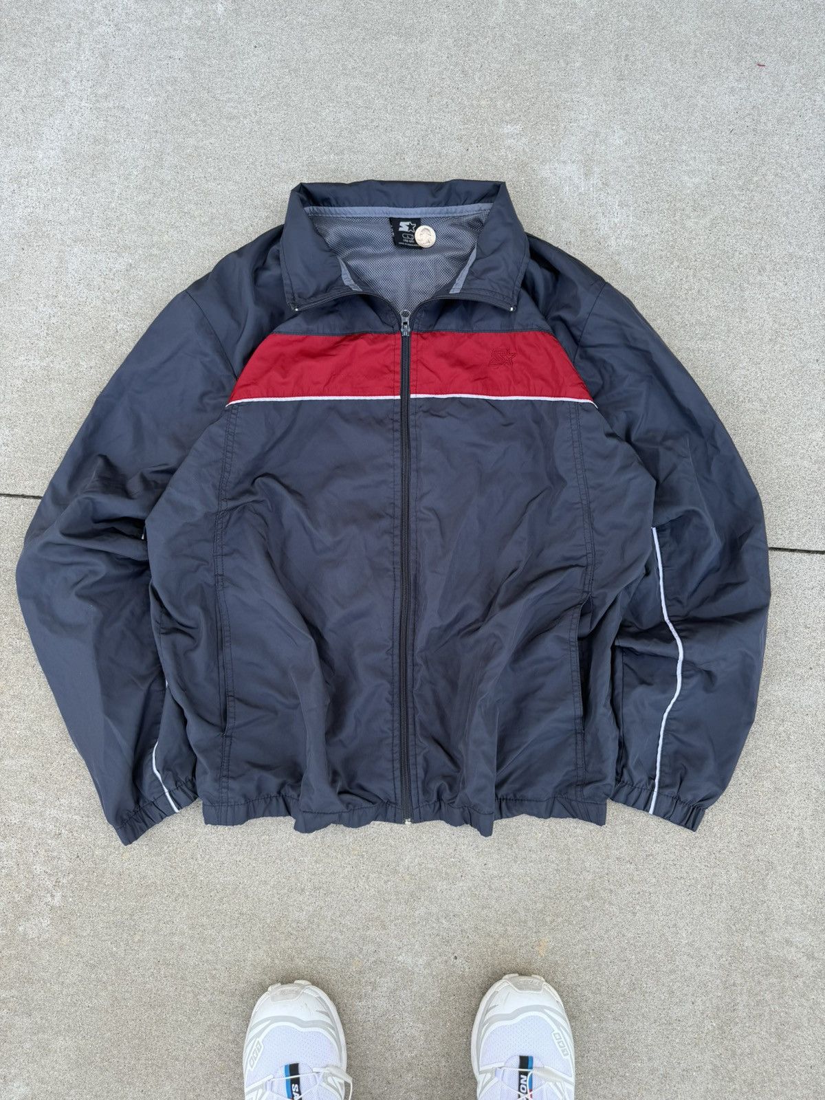 Starter Vintage late 90s Starter Windbreaker Size US L / EU 52-54 / 3 - 1 Thumbnail