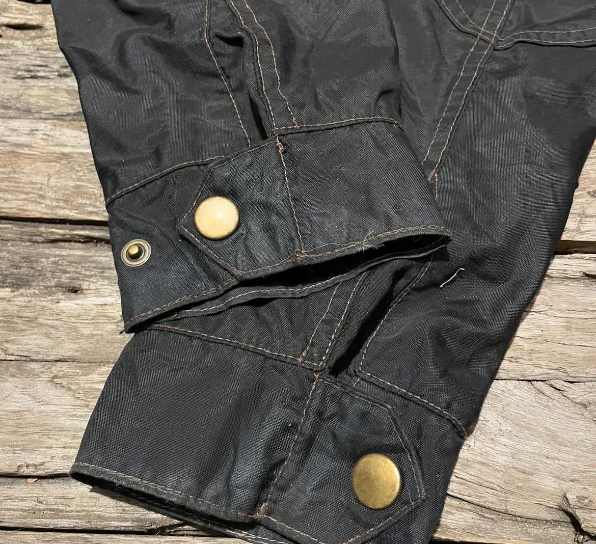 Belstaff 1990s Belstaff Gangster Gold Label Racemaster Waxed Nylon Size US M / EU 48-50 / 2 - 10 Thumbnail