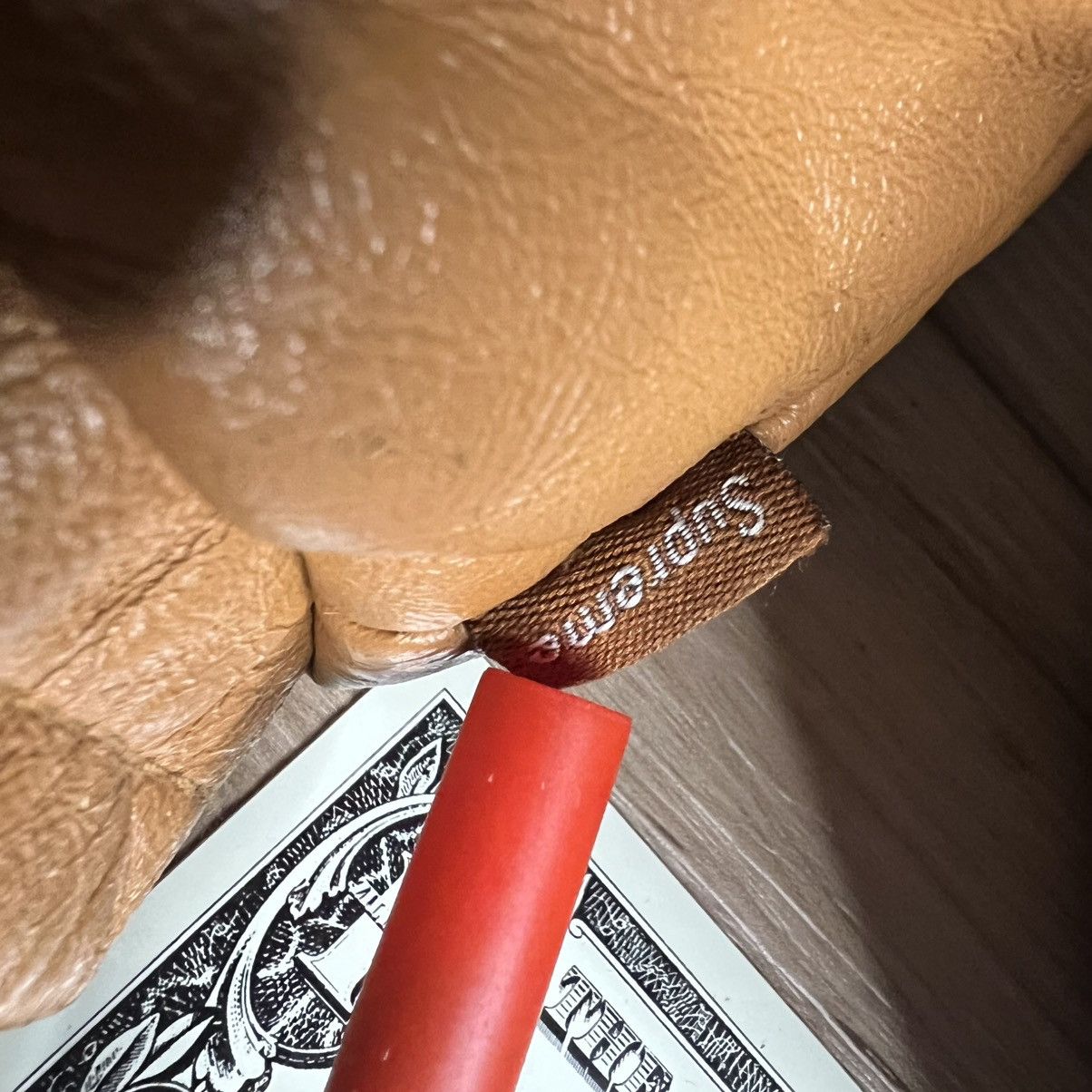 Supreme Supreme FW15 Tan Leather Down Puffer Jacket Fur Trim Size US L / EU 52-54 / 3 - 17 Thumbnail