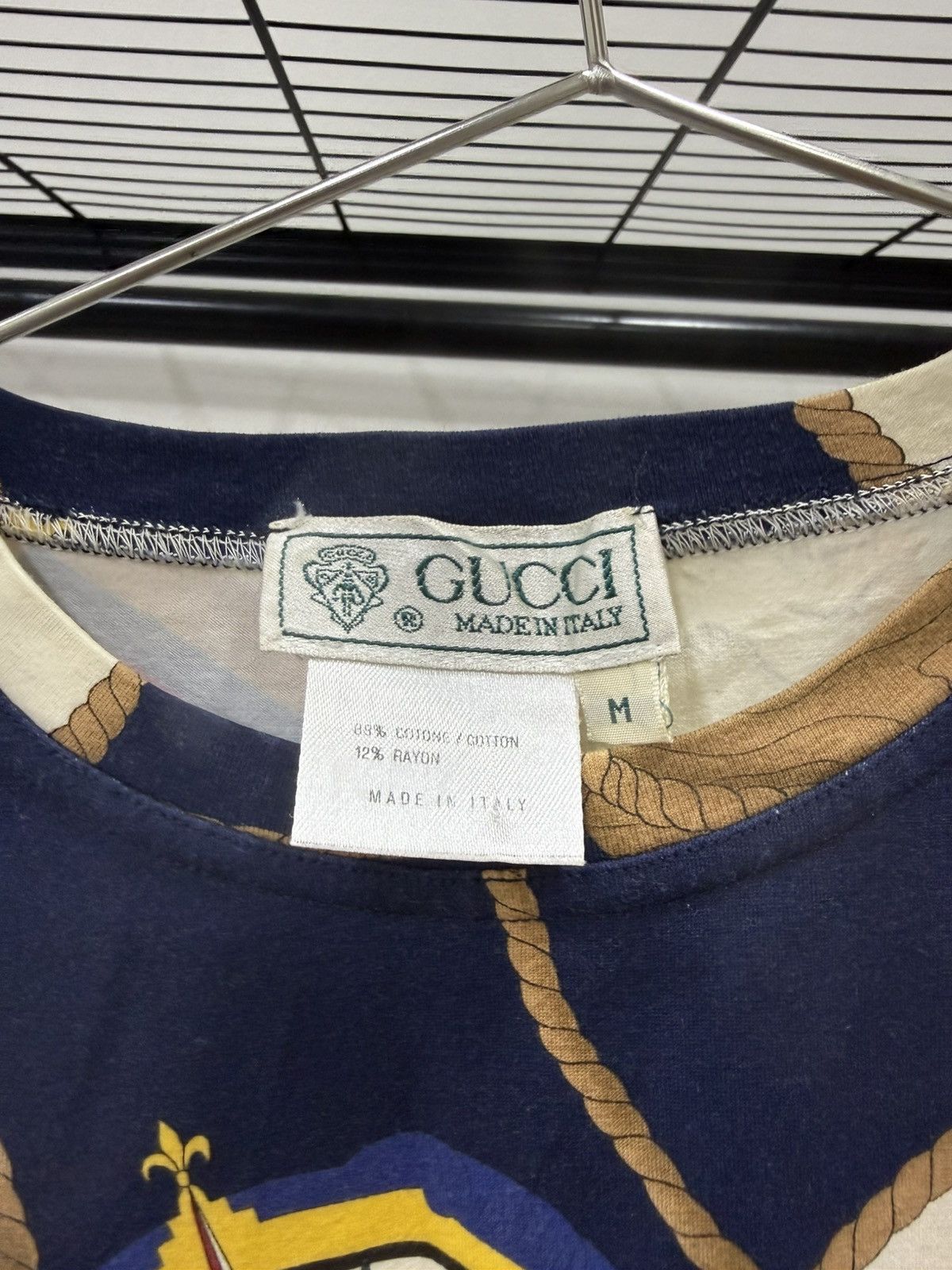 Gucci Vintage 90s Gucci Nautical Map Printed Dress Size M / US 6-8 / IT 42-44 - 5 Thumbnail