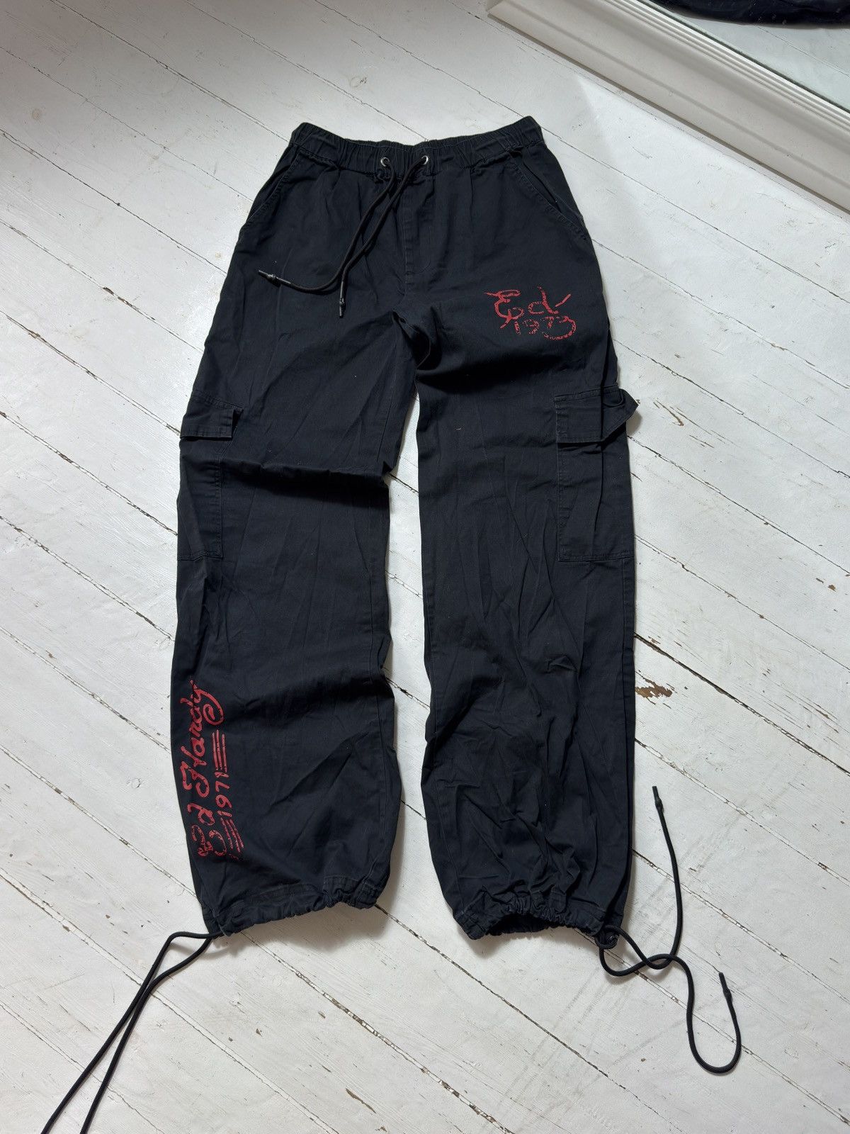 Ed Hardy ED HARDY GORPCORE DRAGON 2000s PANTS Size 27" / US 4 / IT 40 - 6 Thumbnail