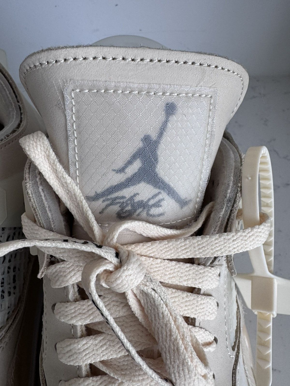 Jordan Brand Jordan 4 Off white Virgil Abloh size 10.5 mens Size US 10.5 / EU 43-44 - 13 Thumbnail