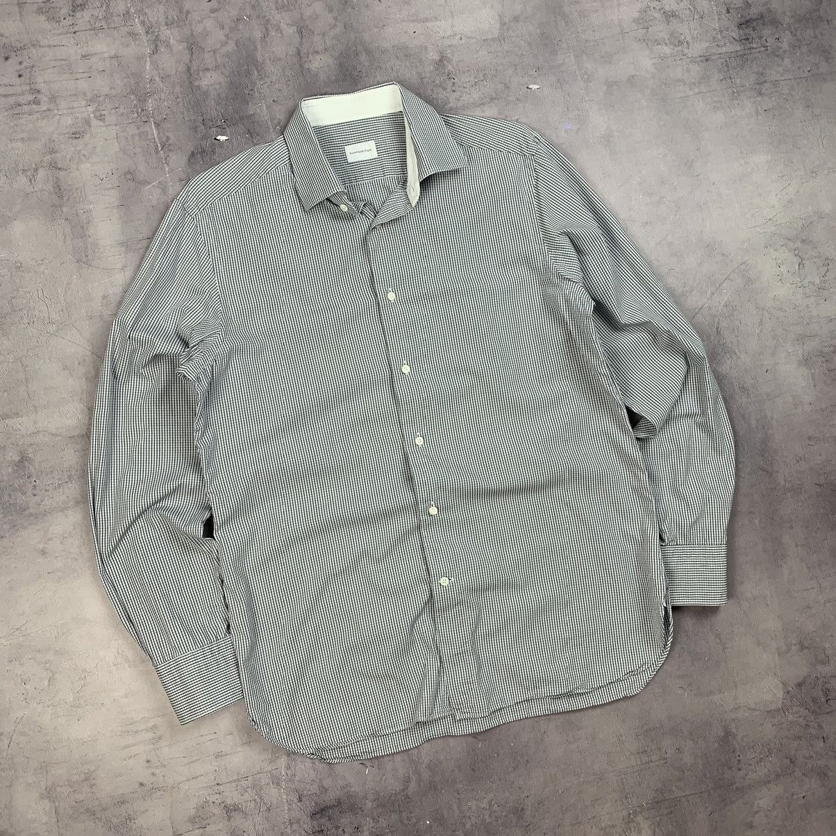 Ermenegildo Zegna × Luxury Rare! Ermenegildo Zegna Striped Shirt 