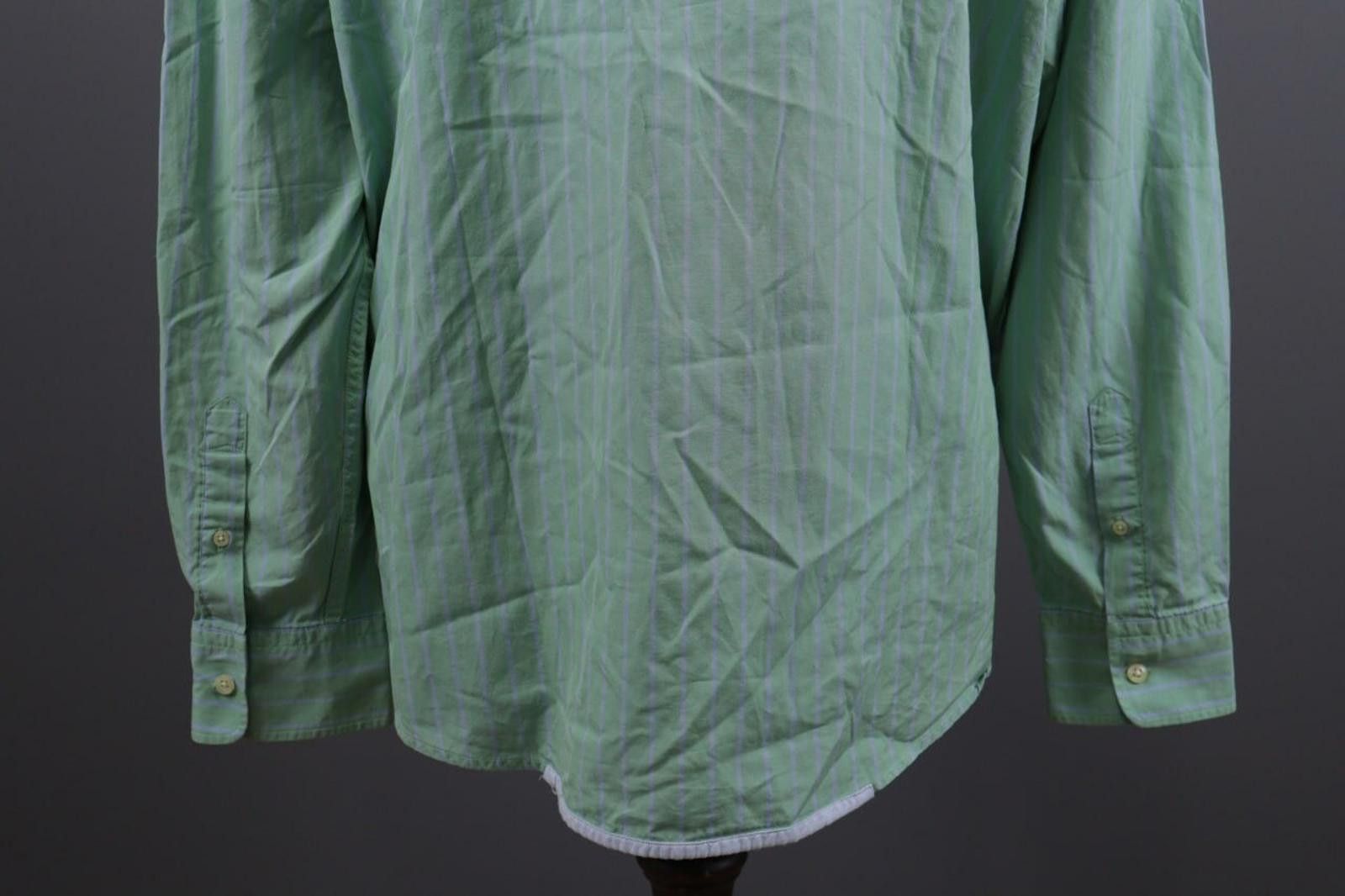 La Martina La Martina Buenos Aires Green Pinstripe Shirt Size 3XL Size US XXL / EU 58 / 5 - 11 Thumbnail