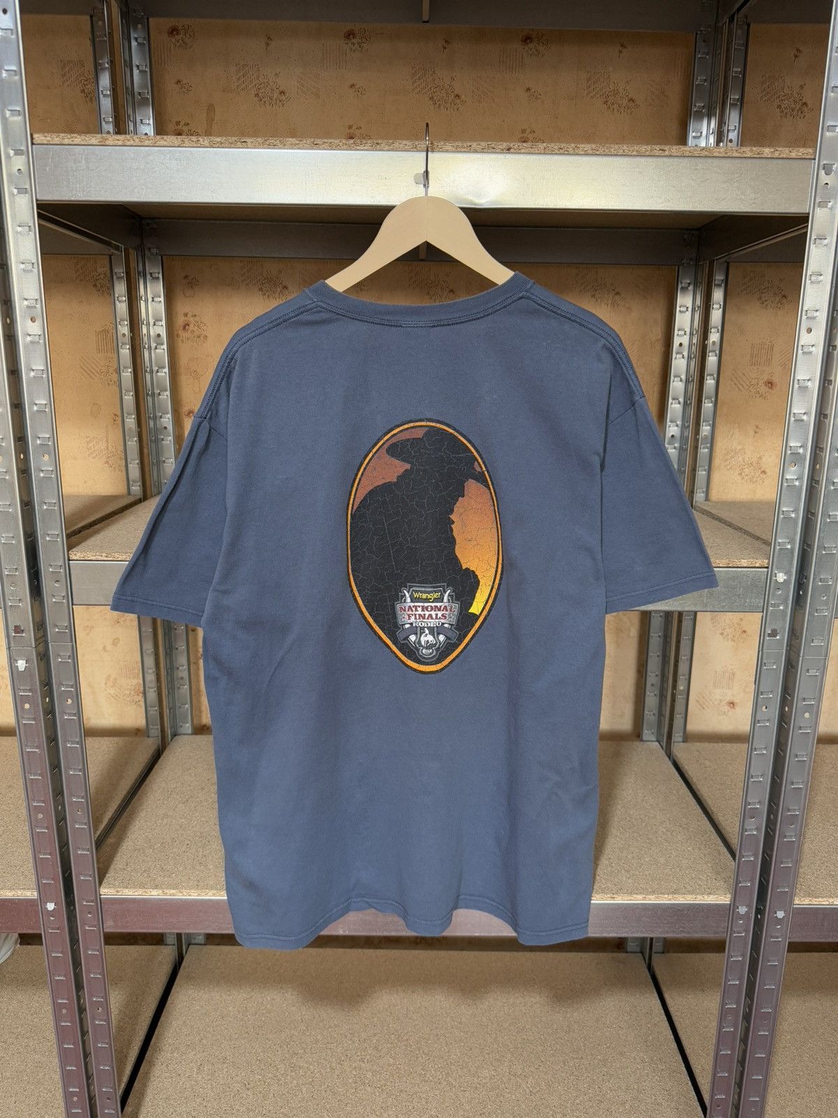 Vintage × Wrangler Vintage 2009 Wrangler National Finals Rodeo Retro TShirt Size US XL / EU 56 / 4 - 1 Thumbnail