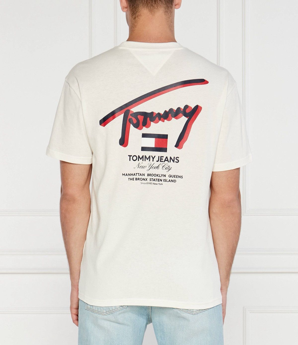 Tommy Hilfiger Tommy Hilfiger Tommy Jeans White T-Shirt Big Logo Graphic Size US XL / EU 56 / 4 - 1 Thumbnail