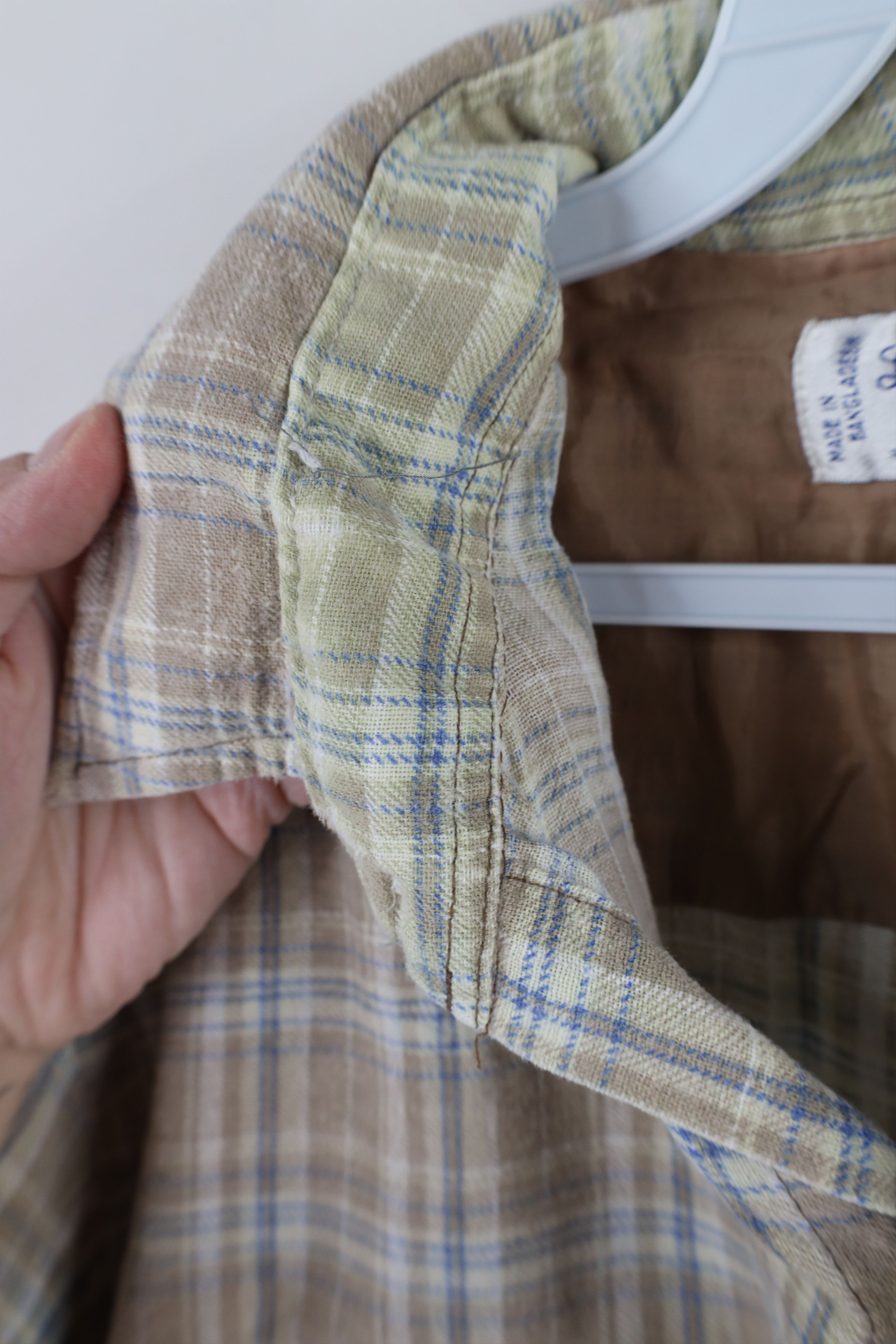 Vintage Vintage 90s Streetwear Flannel Collared Button Shirt Plaid Size M / US 6-8 / IT 42-44 - 11 Thumbnail