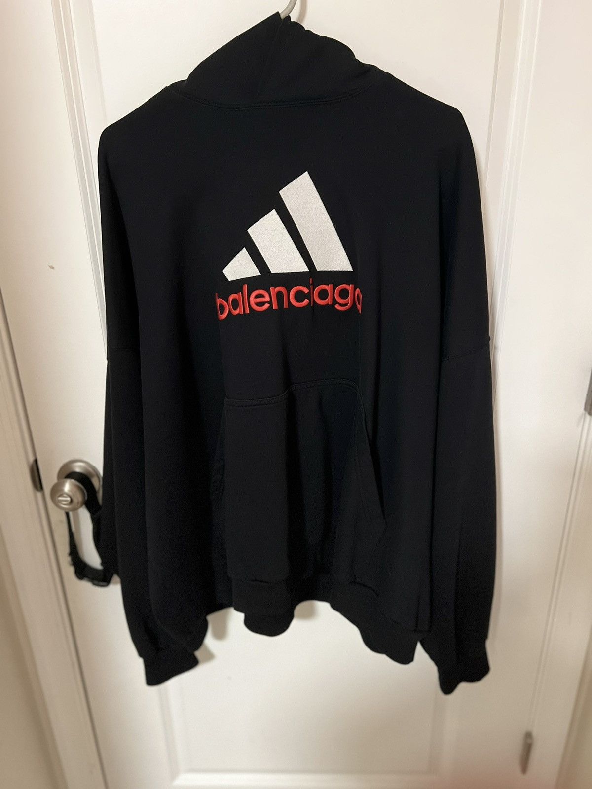 Adidas × Balenciaga Balenciaga Adidas OG Hoodie Wide Fit Size US M / EU 48-50 / 2 - 1 Thumbnail