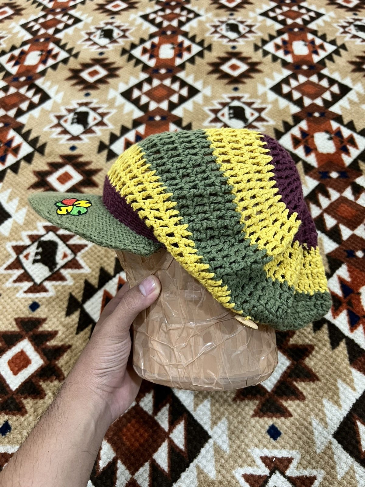 Hysteric Glamour Hysteric Glamour Rasta Jamaica Knit Cap Size ONE SIZE - 1 Thumbnail