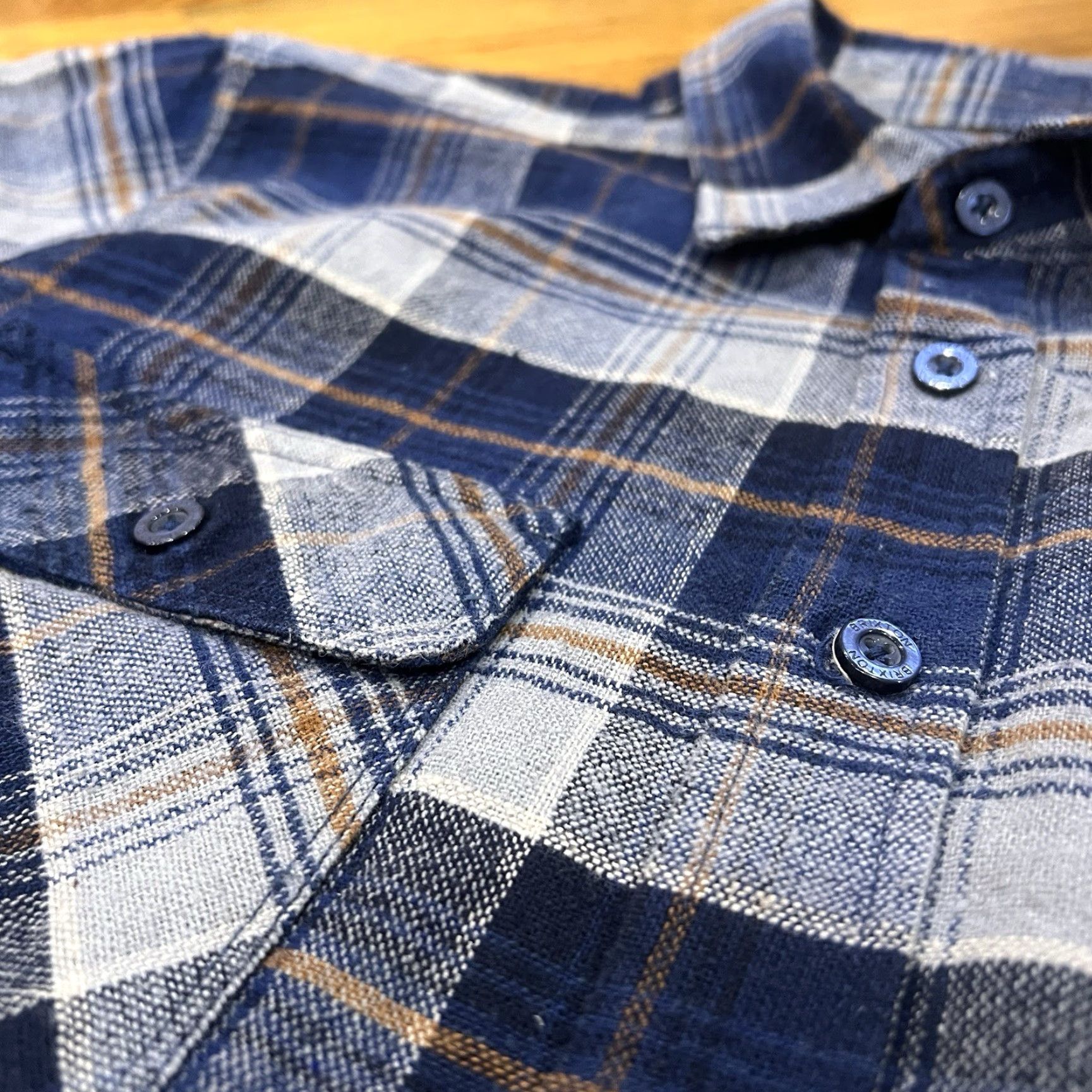 Brixton Brixton Long sleeve Button-down shirt mens M Standard fit bowery flannel Plaid Shirt Size US M / EU 48-50 / 2 - 3 Thumbnail